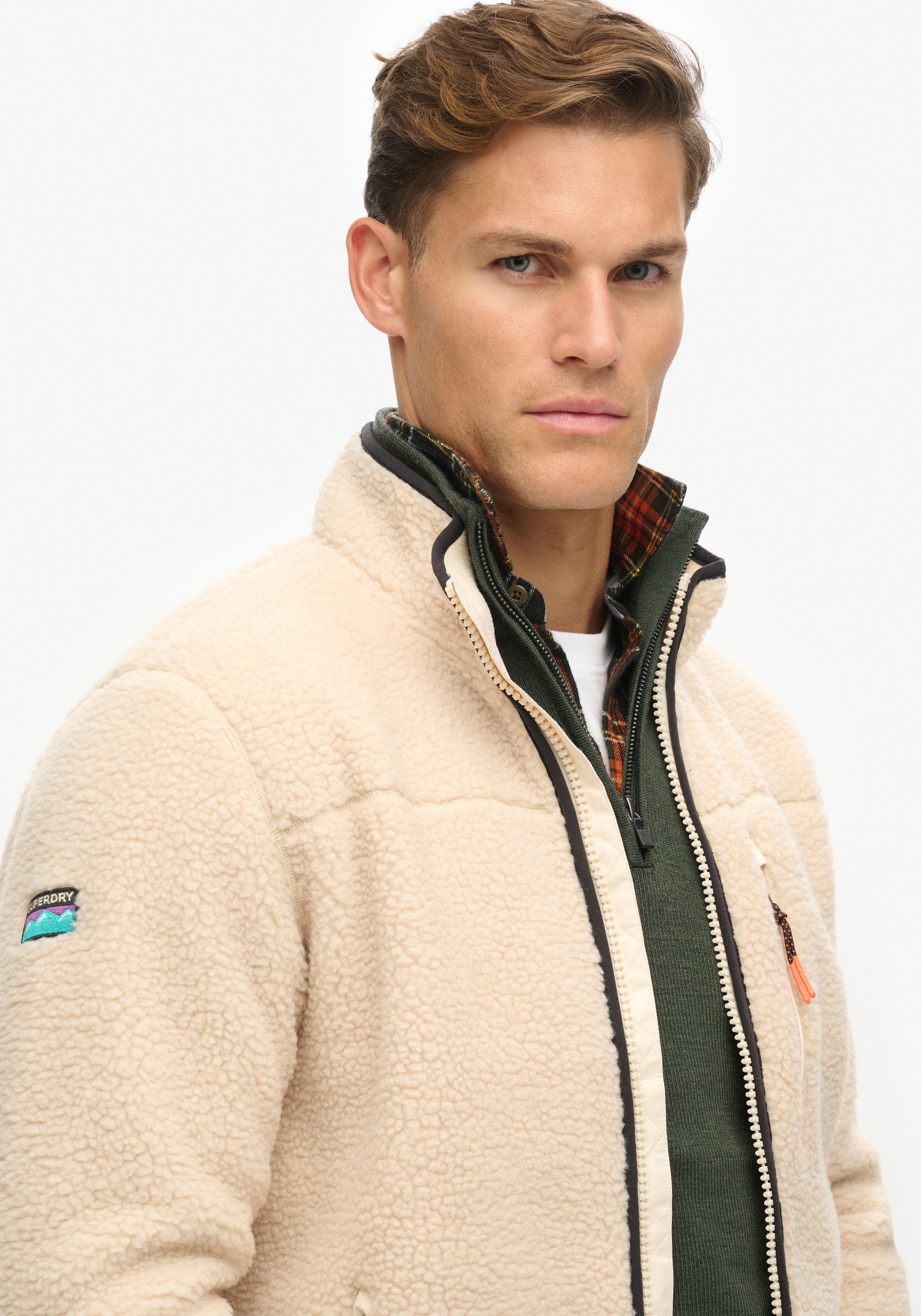 Superdry Fleecejacke "OUTDOOR FULL ZIP FLEECE", ohne Kapuze günstig online kaufen