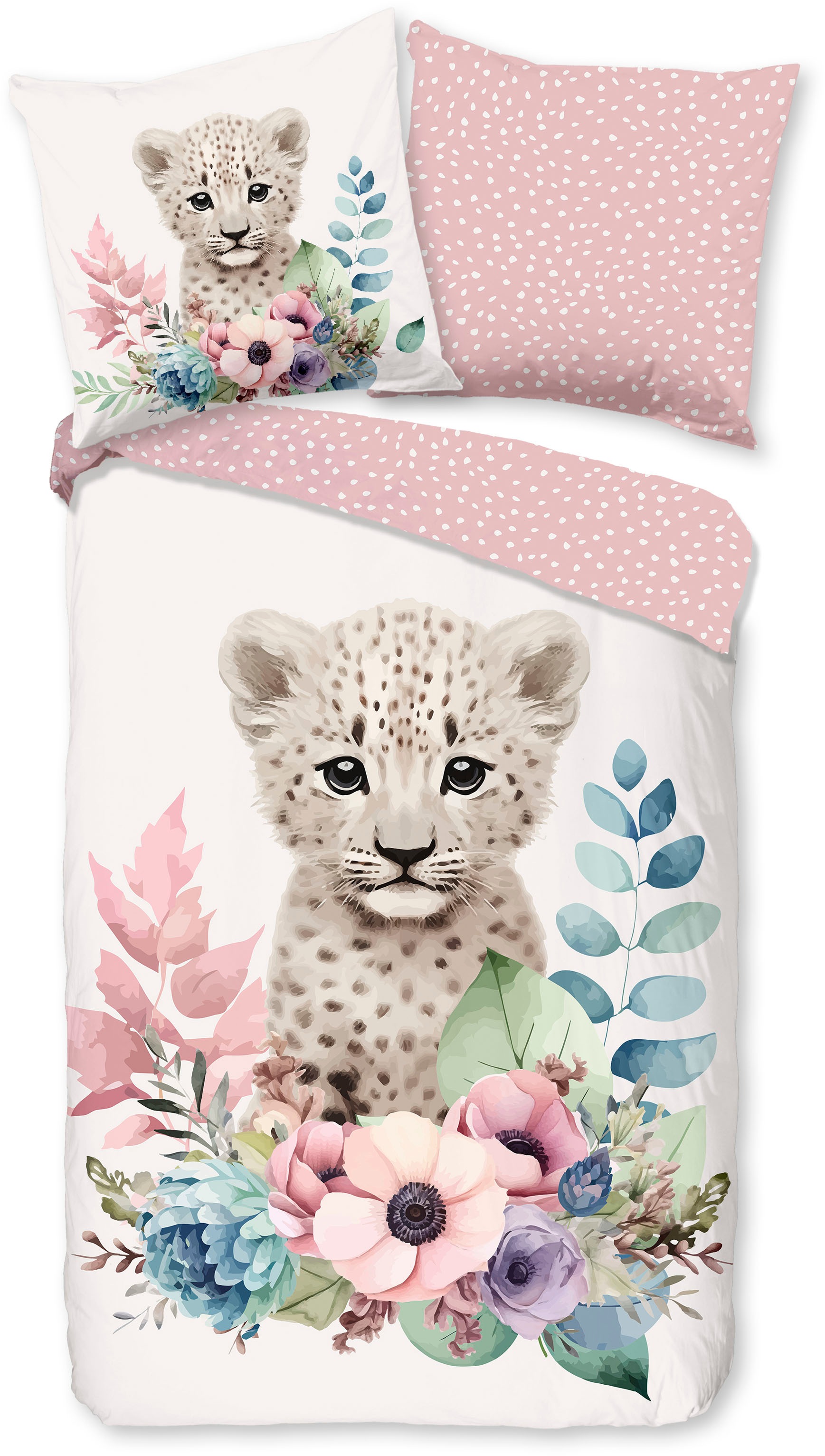 good morning Kinderbettwäsche "Sama" 2 Stk. tlg. Baumwolle, 135x200, Reißve günstig online kaufen