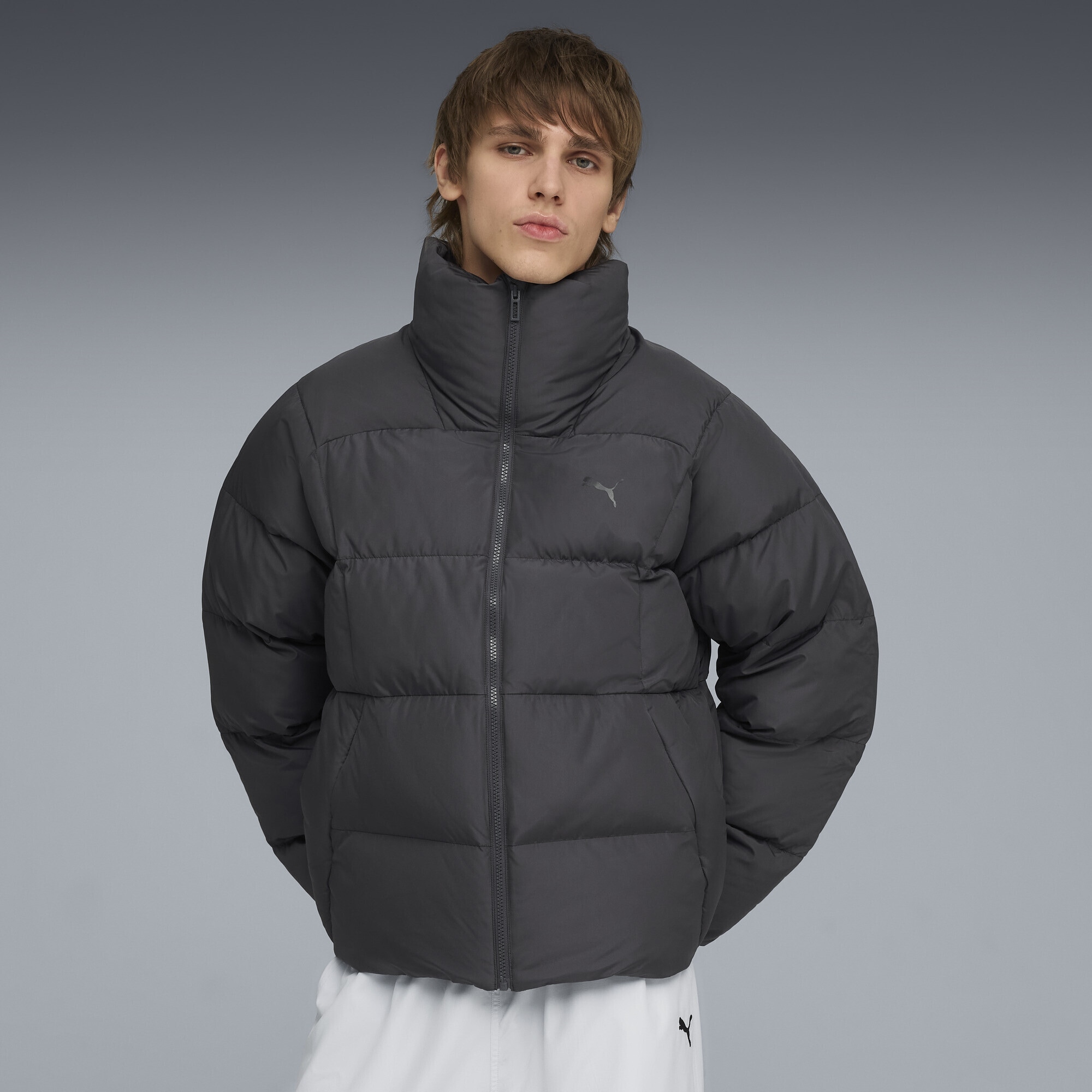PUMA Winterjacke »Wardrobe Essentials Pufferjacke Herren«
