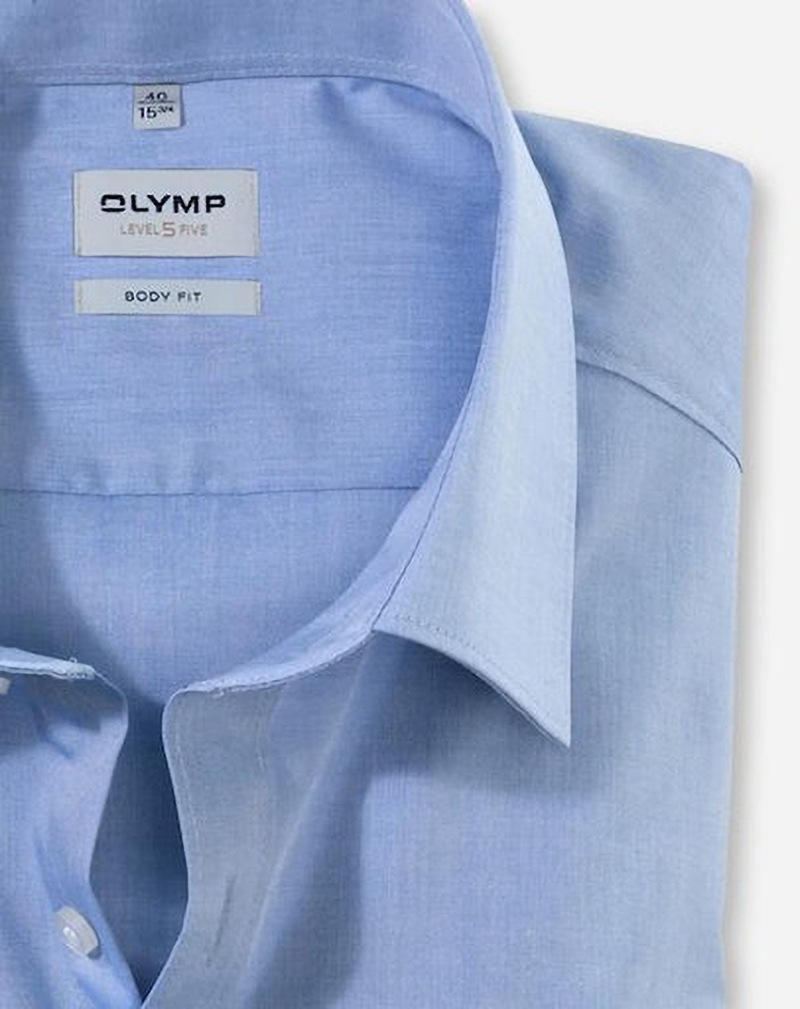 OLYMP Level Five Shirt Body Fit Blue 45 3