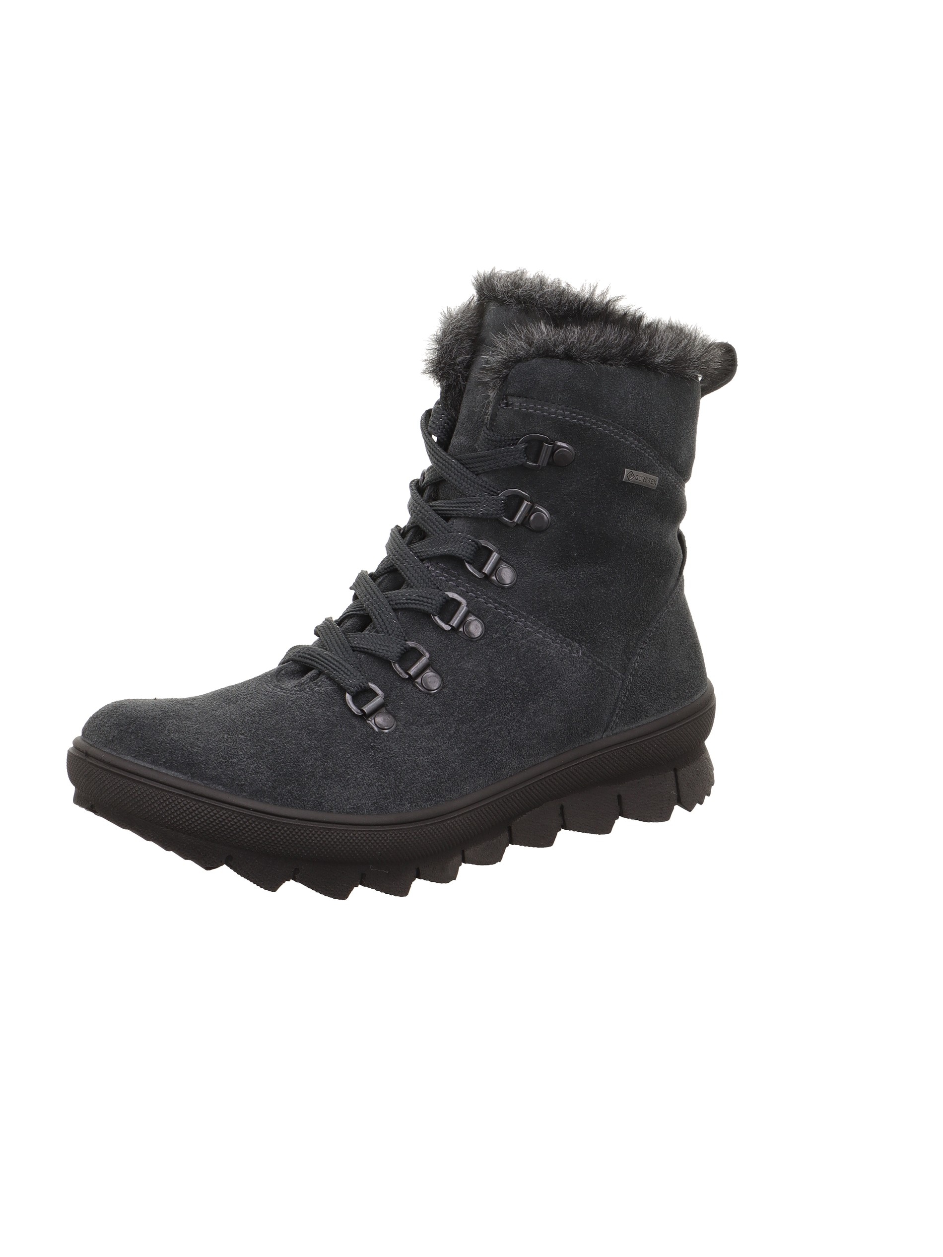 Legero Winterboots "NOVARA" Outdoorboots, Schnürboots mit Fellimitat am Schaftrand