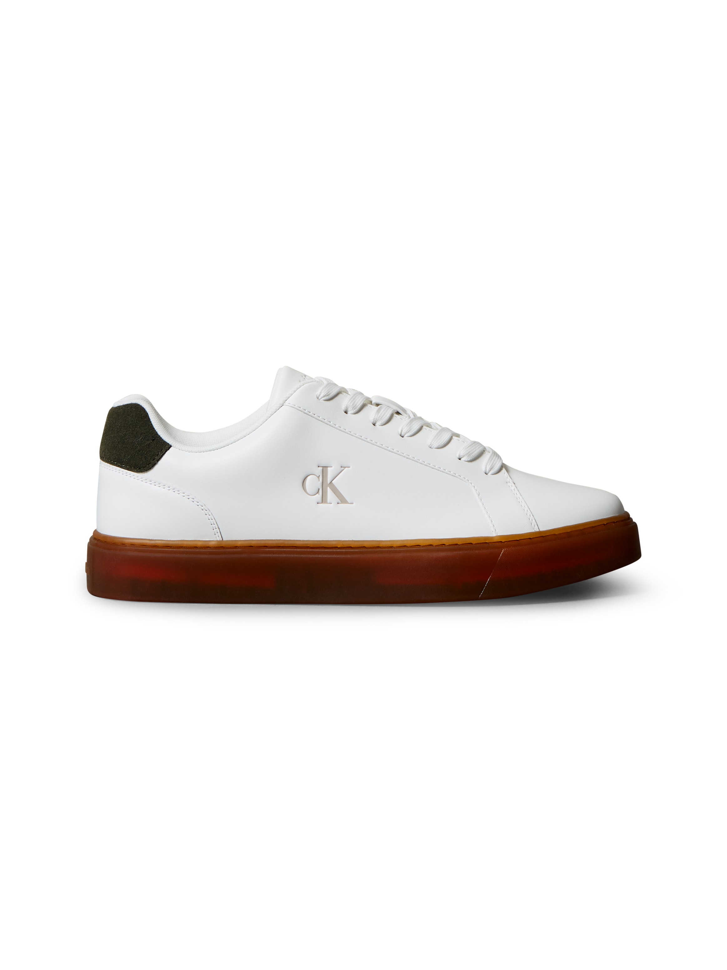 Calvin Klein Jeans Sneaker »CLASSIC CUPSOLE LACEUP LTH«  Schnürschuh, Freizeitschuh mit Fersenbesatz und seitlichem CK-Logo