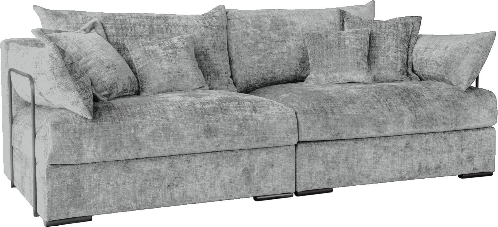 Home affaire Big-Sofa "Casa, Breite 190 cm" Mega-Sofa, in Cord oder Chenill günstig online kaufen