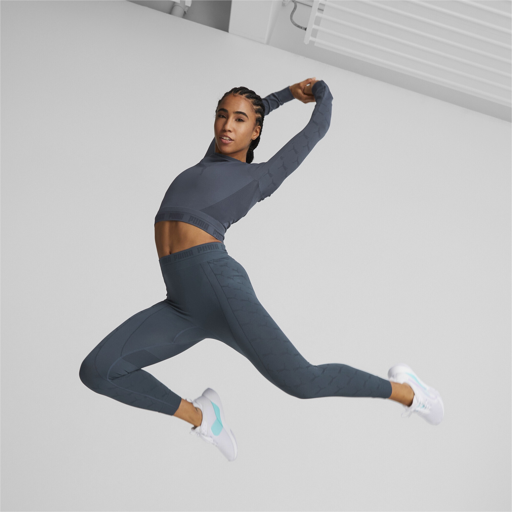 PUMA Trainingsshirt »evoKNIT Langarm-Shirt Damen«