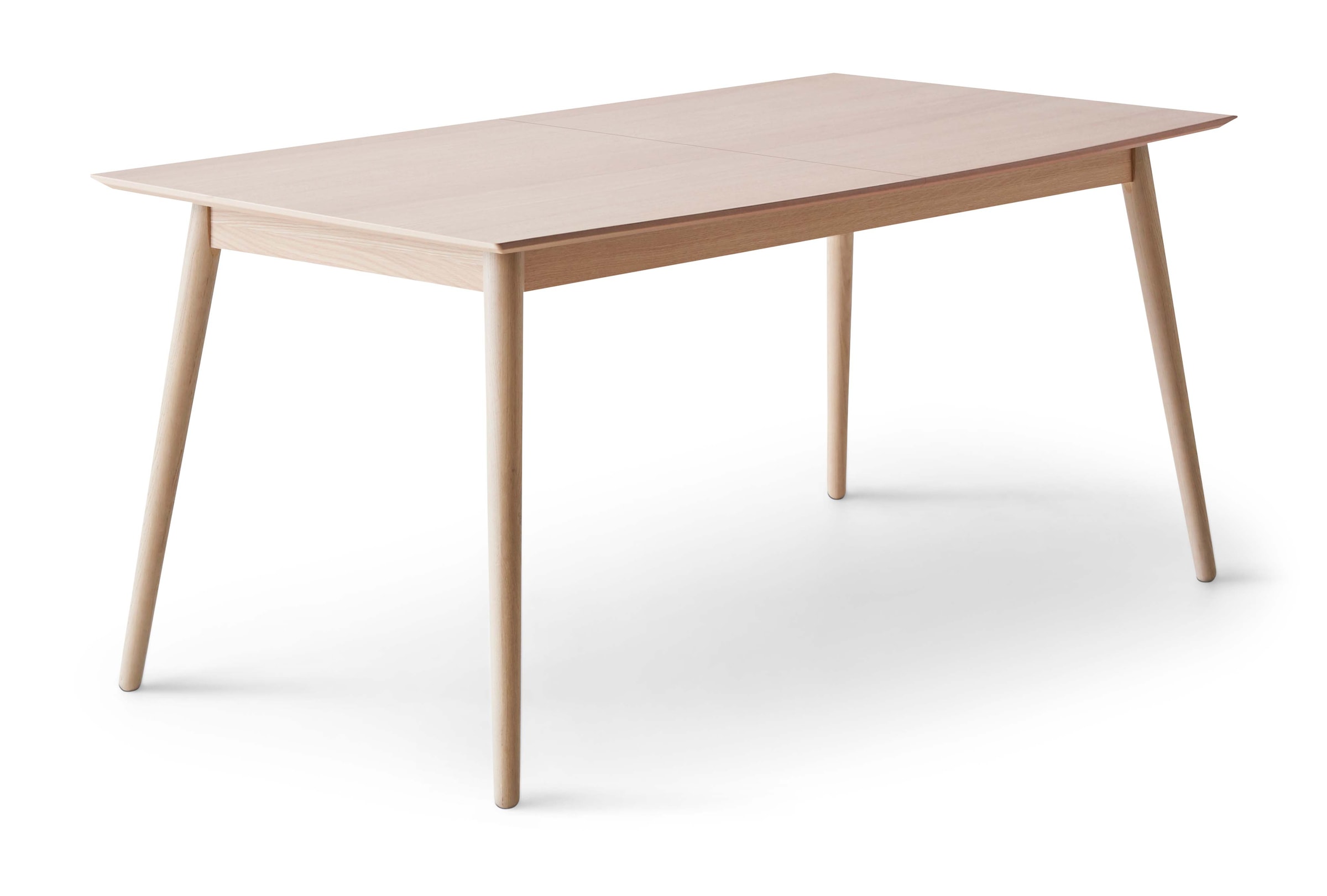 Hammel Furniture Esstisch »Meza by Hammel«, bootsförmige Tischplatte MDF,  Gestell aus Massivholz, 2 Einlegeplatten bestellen | BAUR