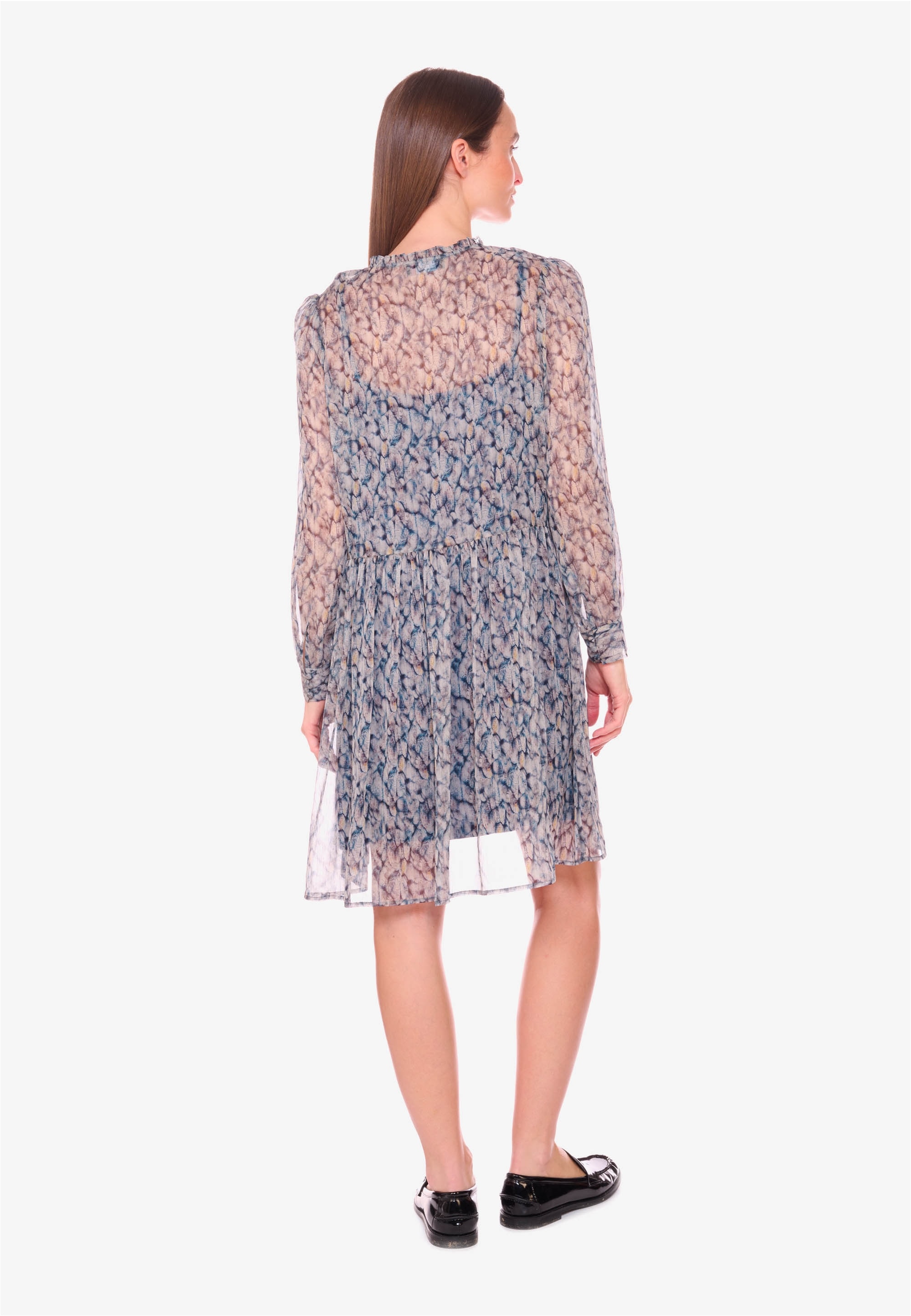 Le Temps Des Cerises Jerseykleid »DENALI«, mit schönem Allover-Muster