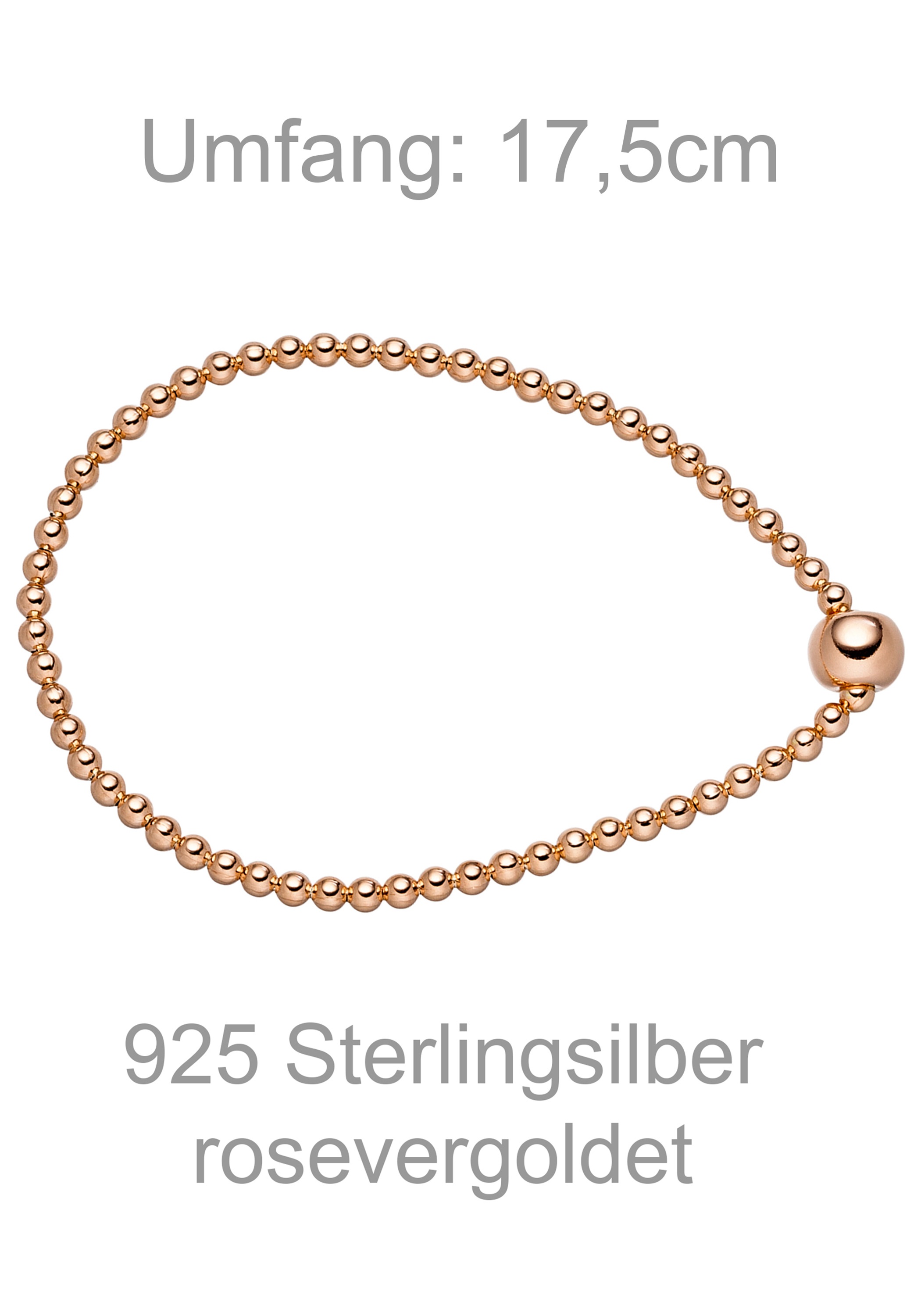 JOBO Armband »Kugel-Armband« 925 Silber