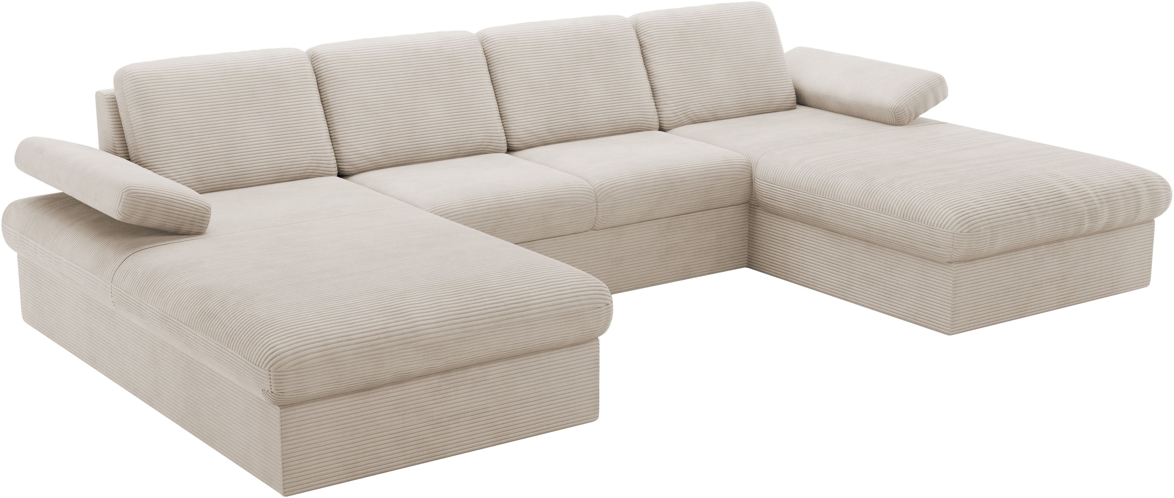 sit&more Wohnlandschaft »Moreno«, mit Armteilverstellung,wahlweise mit Bettfunktion