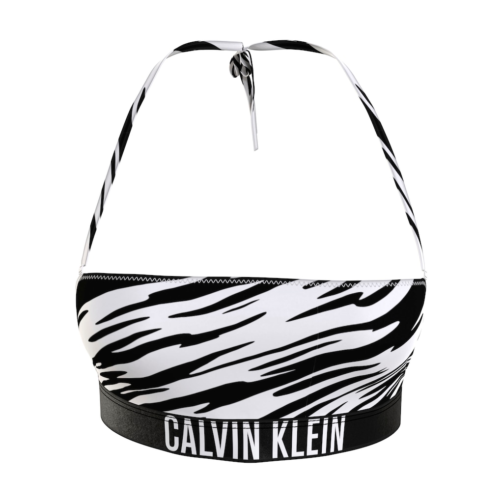 Calvin Klein Swimwear Bandeau-Bikini-Top »BANDEAU-RP-PRINT« mit Calvin Klein Markenlabel