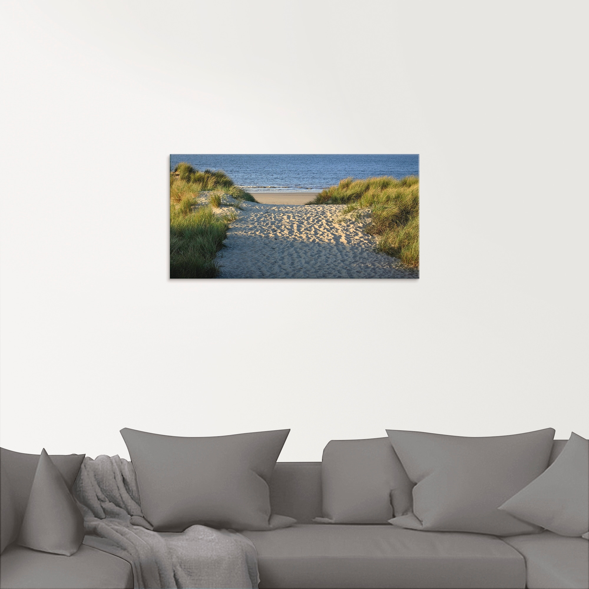 Artland Glasbild "Strandaufgang", Strand, (1 St.), in verschiedenen Größen günstig online kaufen