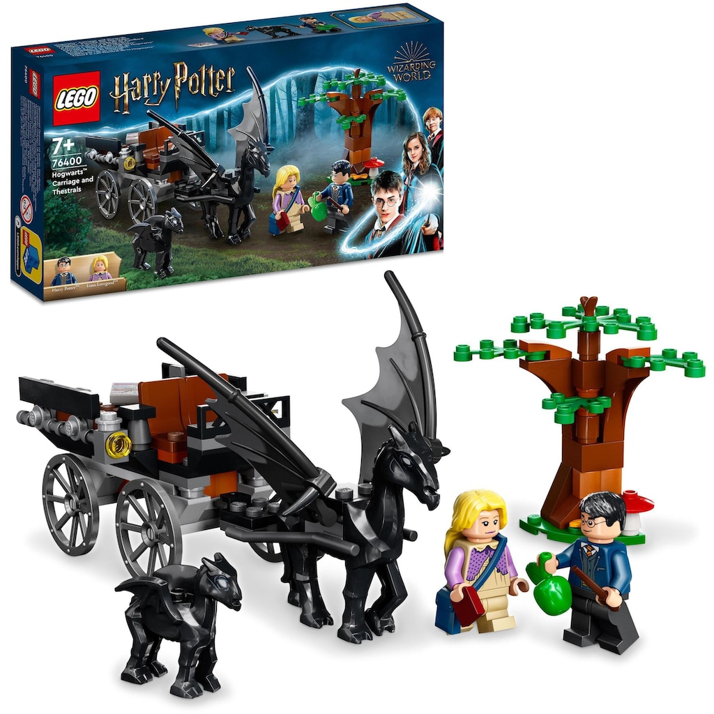 LEGO® Konstruktionsspielsteine »Hogwarts™ Kutsche mit Thestralen (76400), LEGO® Harry Potter«, (121 St.)