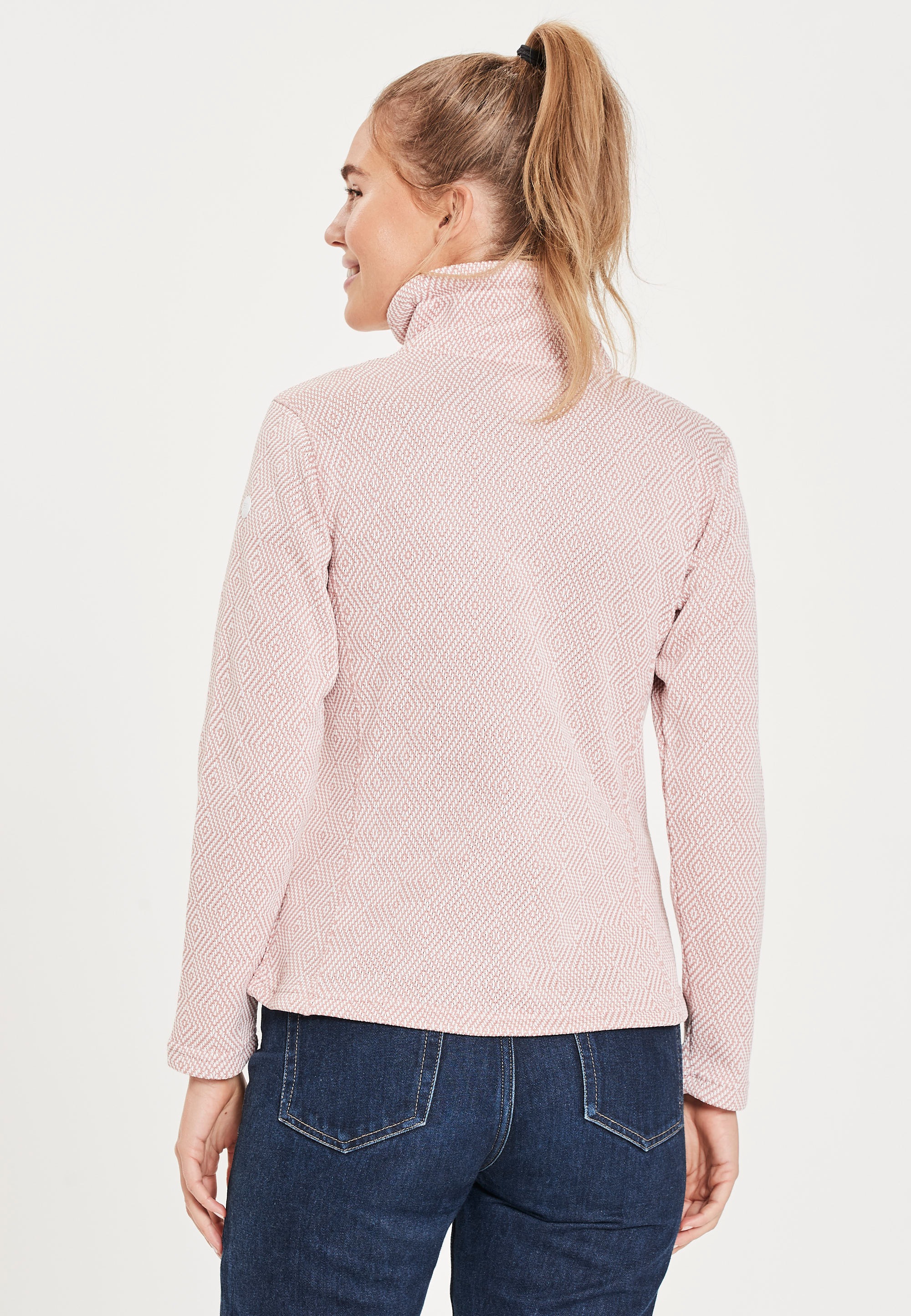 WEATHER REPORT Fleecejacke »FREIDA«, mit hohem Stehkragen
