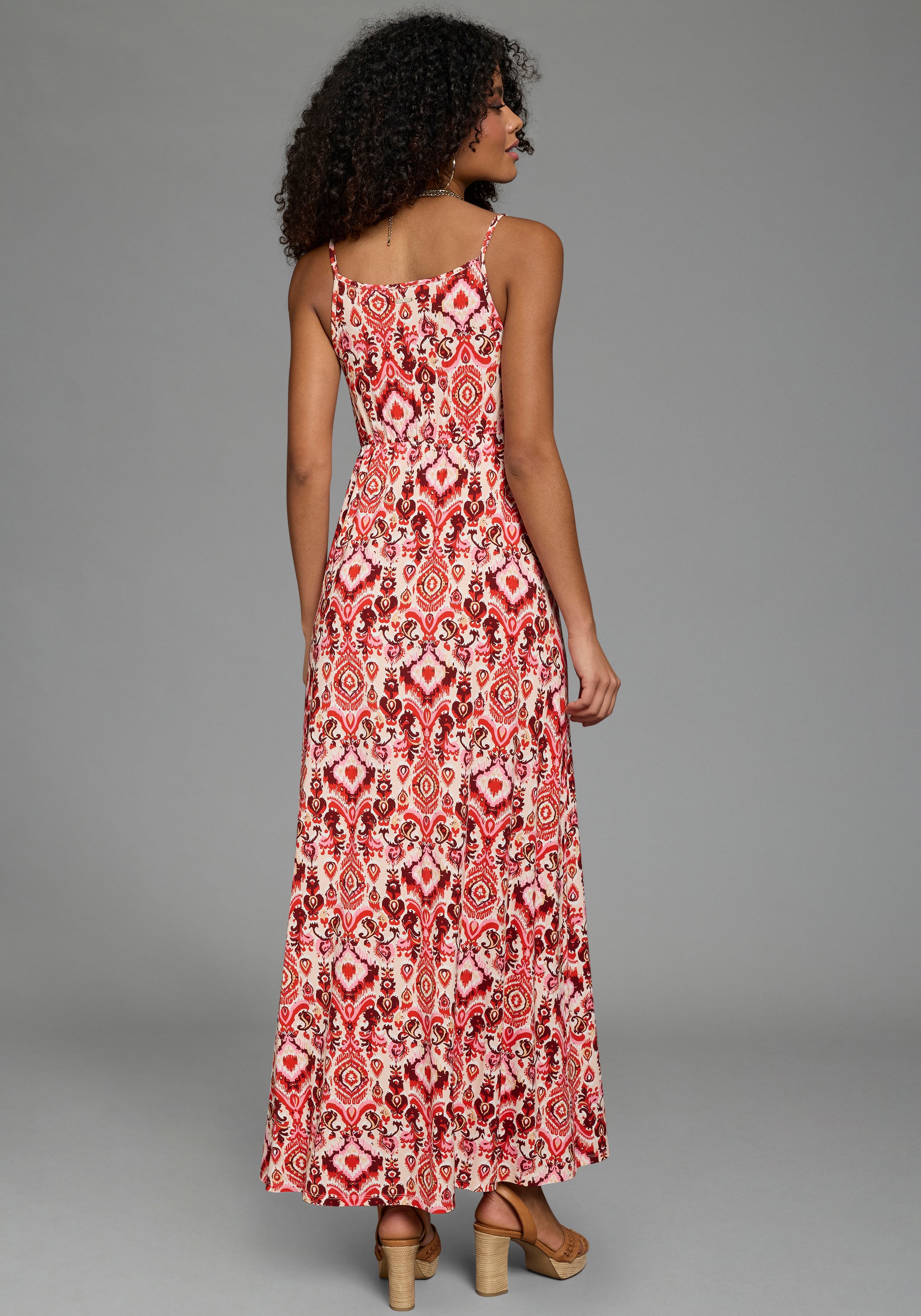 Laura Scott Sommerkleid für sommerliche Anlässe, aus Viskose und Elasthan, günstig online kaufen