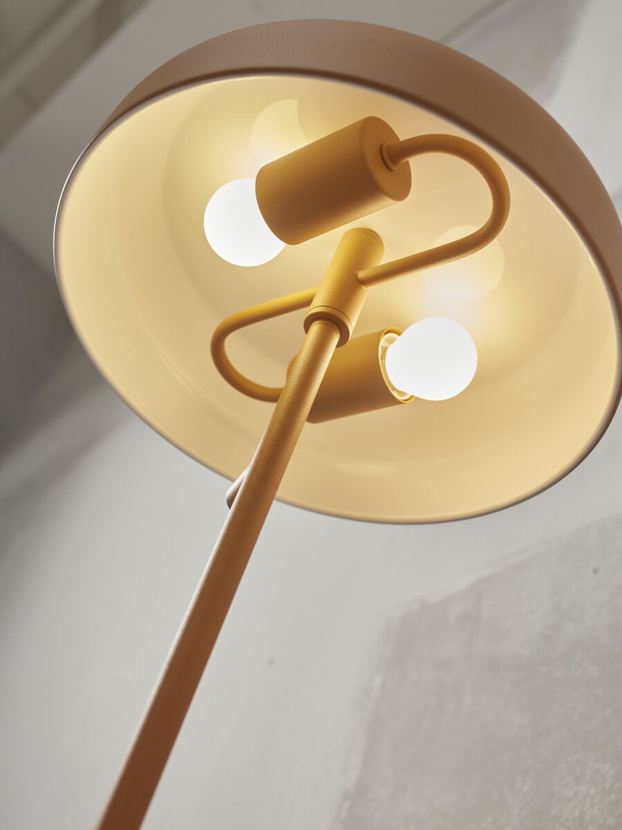 it's About RoMi Tischleuchte »PORTO«, 2 flammig, Leuchtmittel E27 | LED wechselbar, Gutes leselicht