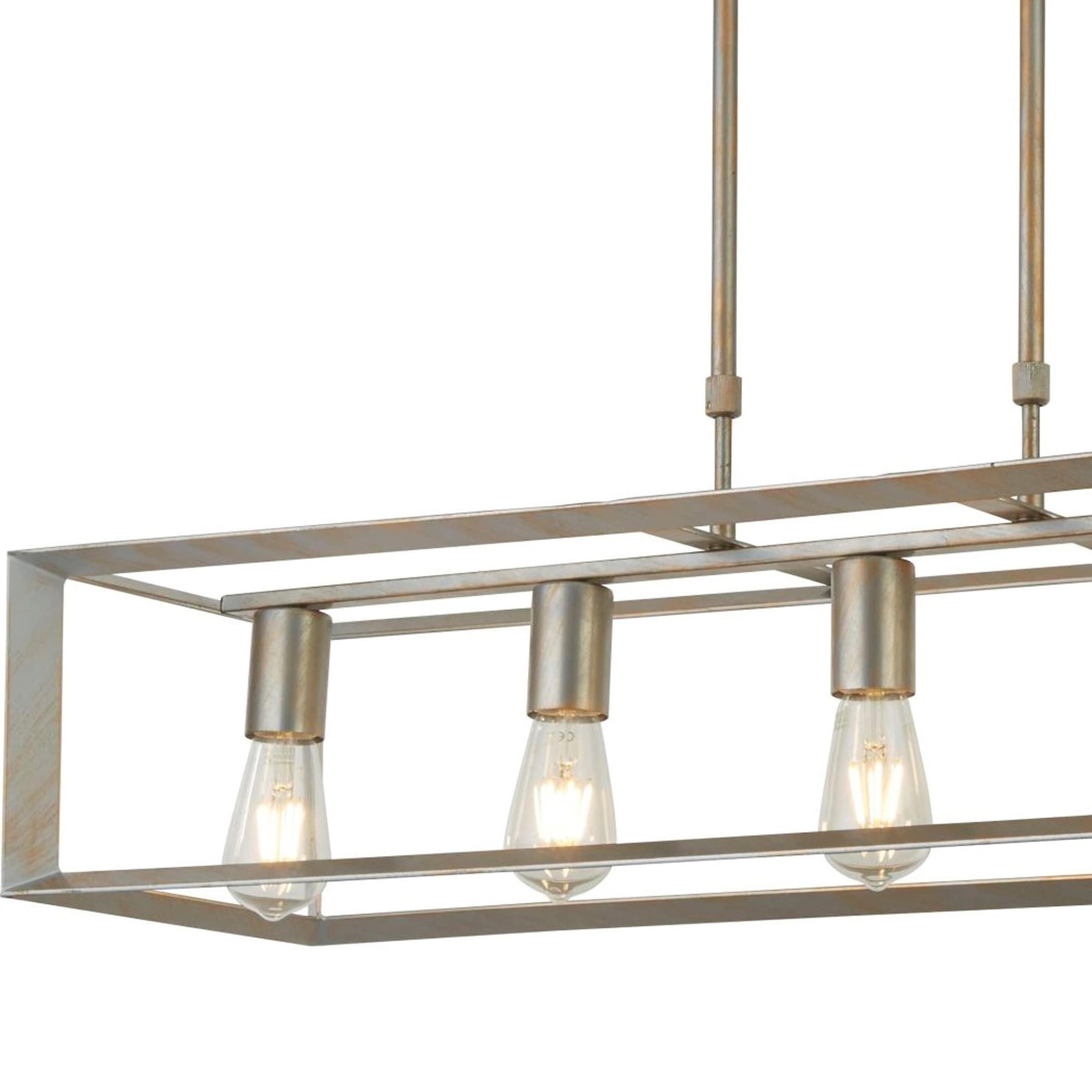Searchlight Hängeleuchte »Heaton 5Lt Pendant - Brushed Gold/Silver Metal« E27 1 Stk.