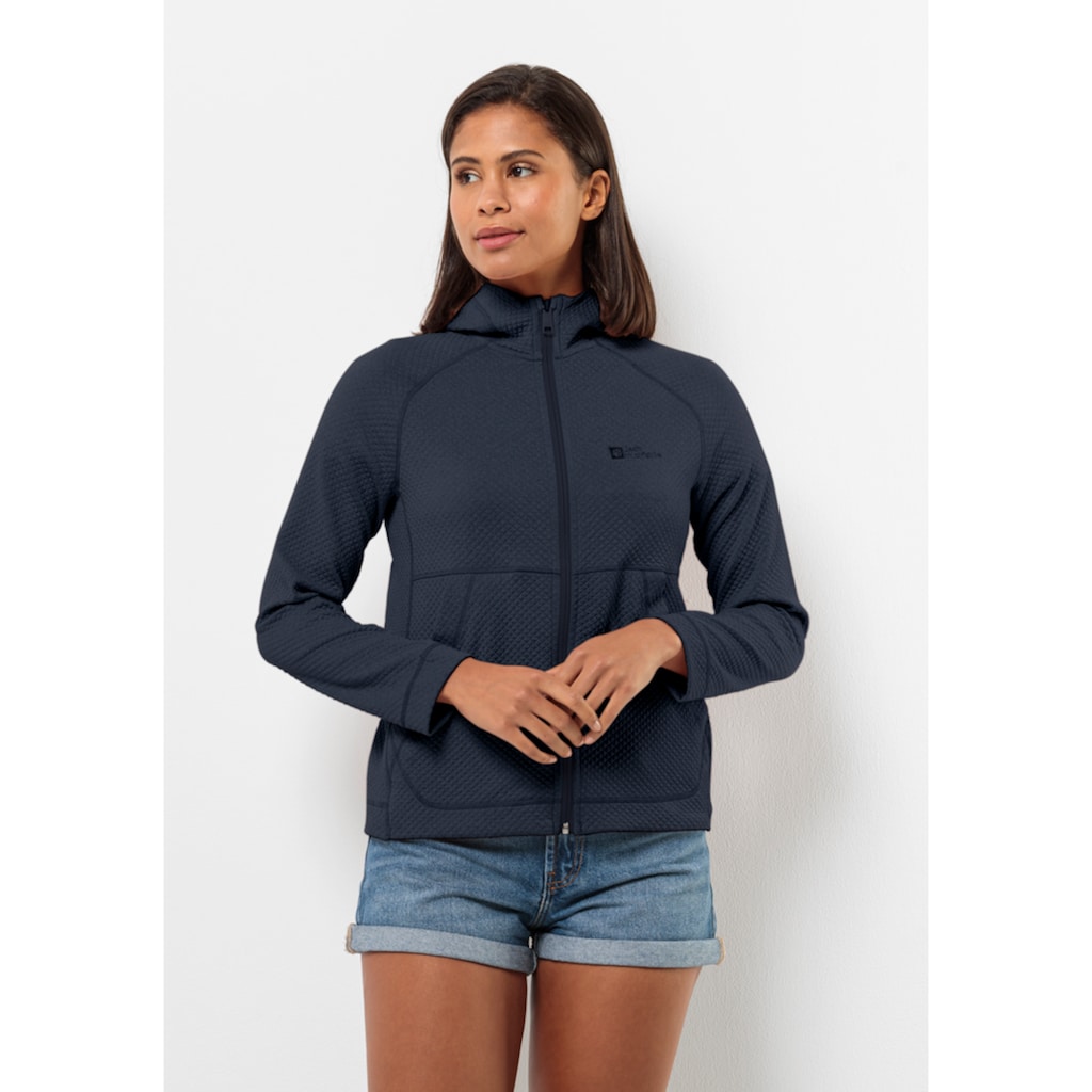 Jack Wolfskin Kapuzenfleecejacke »FERNWEH HOODED JKT W«, mit Kapuze