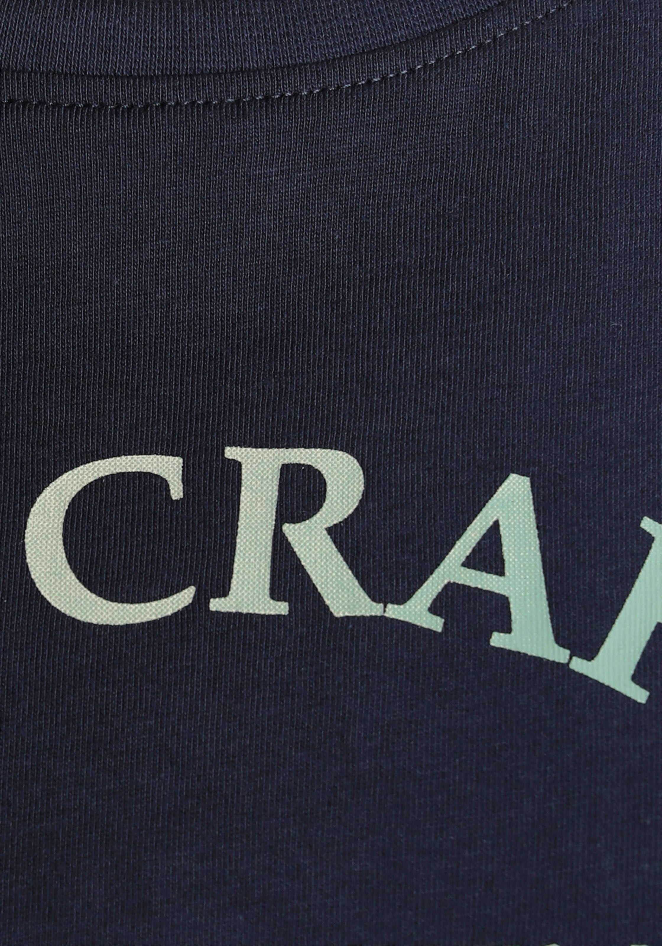 AJC T-Shirt, kurzärmelig, schmaler Schnitt, bedruckt oder unifarben