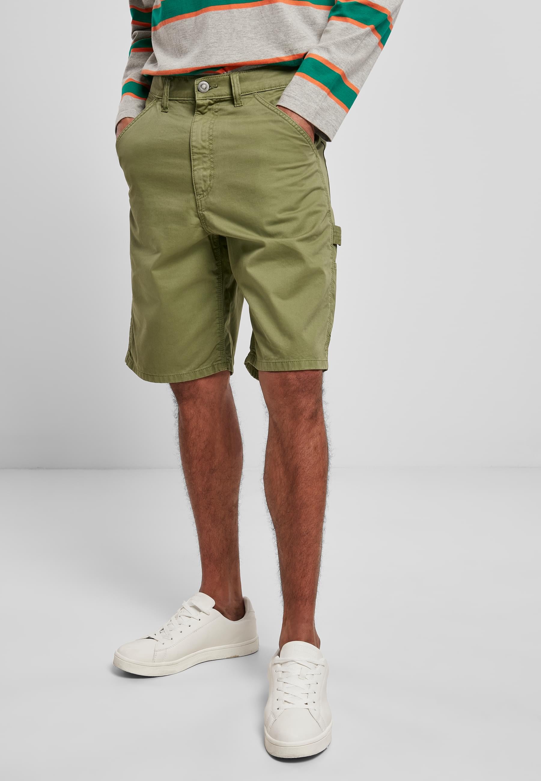 URBAN CLASSICS Stoffhose »Urban Classics Herren Carpenter Shorts«