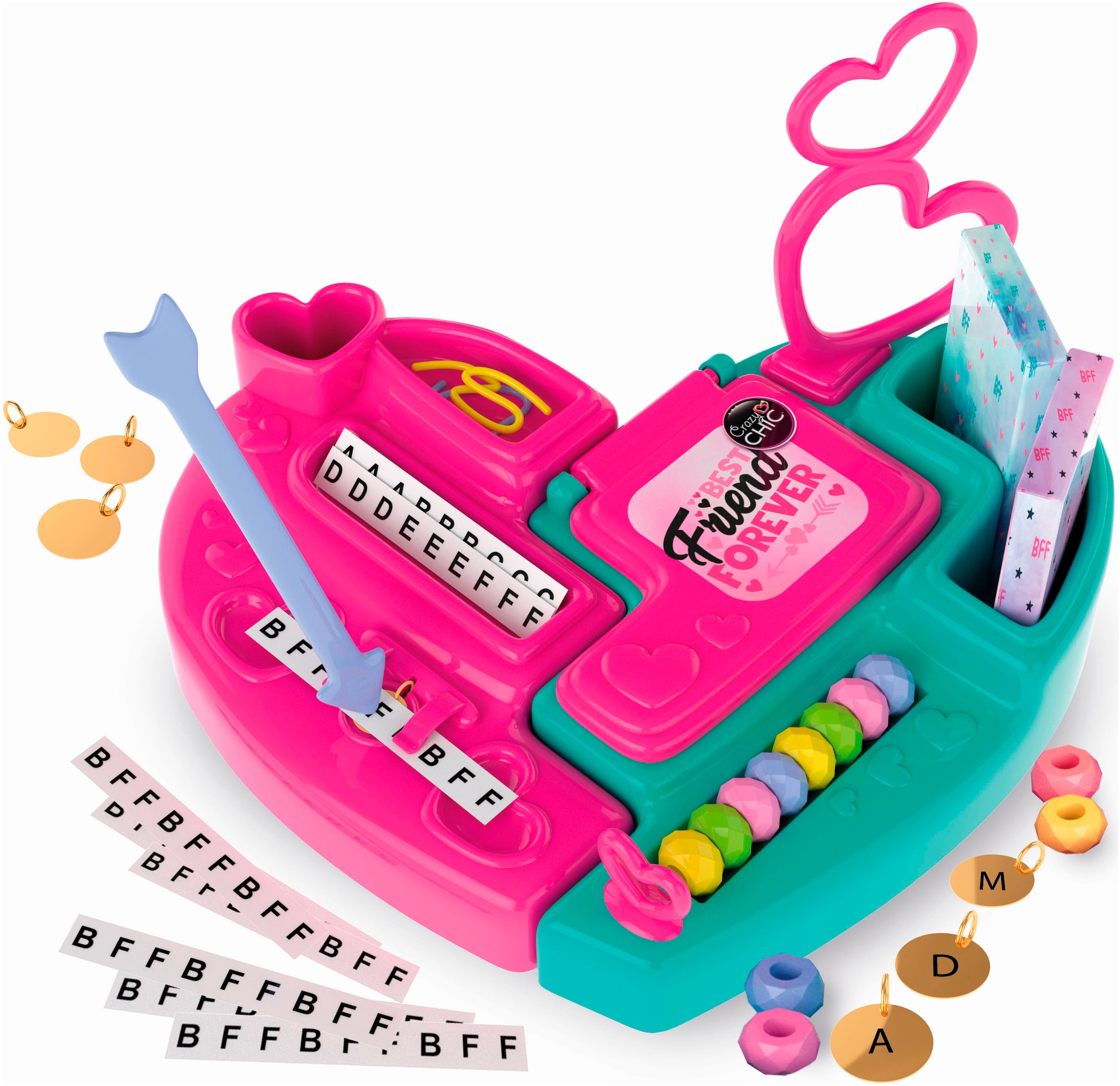 Clementoni® Kreativset »Crazy Chic, BFF Schmuck-Atelier«