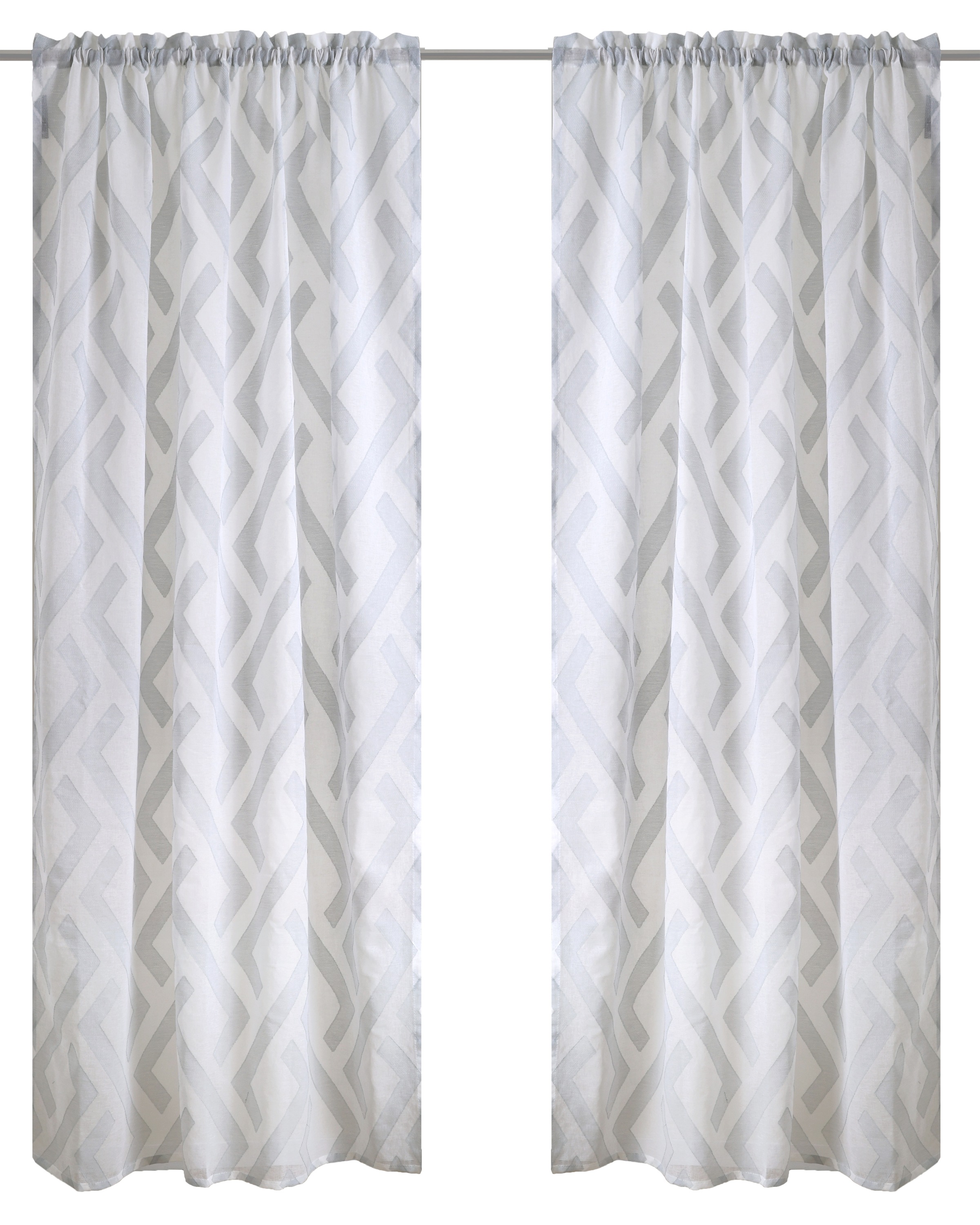 Bruno Banani Gardine "Lynn" Stangendurchzug 1 Stk. tlg. schöner Schal, Sche günstig online kaufen