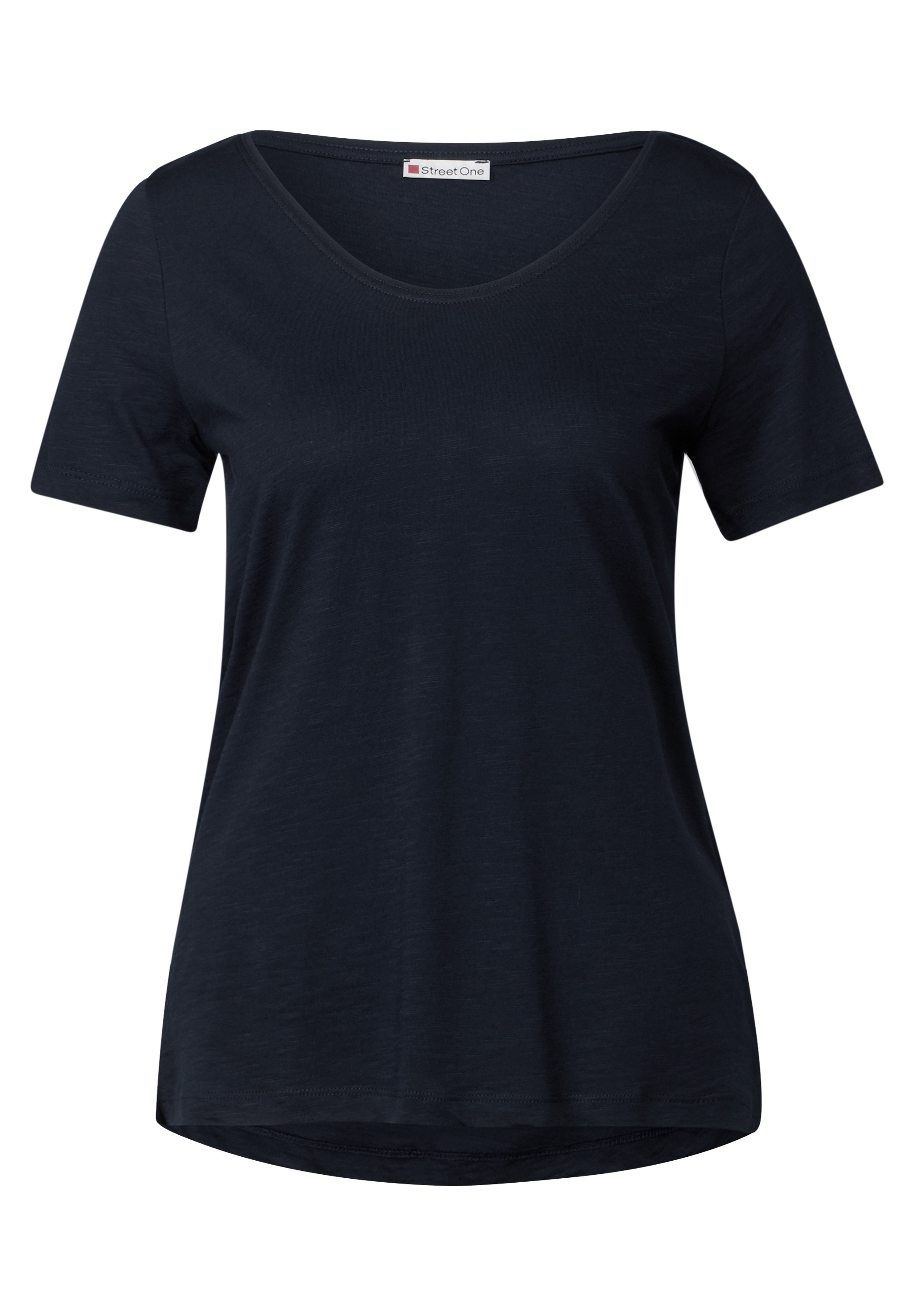 STREET ONE V-Shirt, im soften Baumwoll-Mix