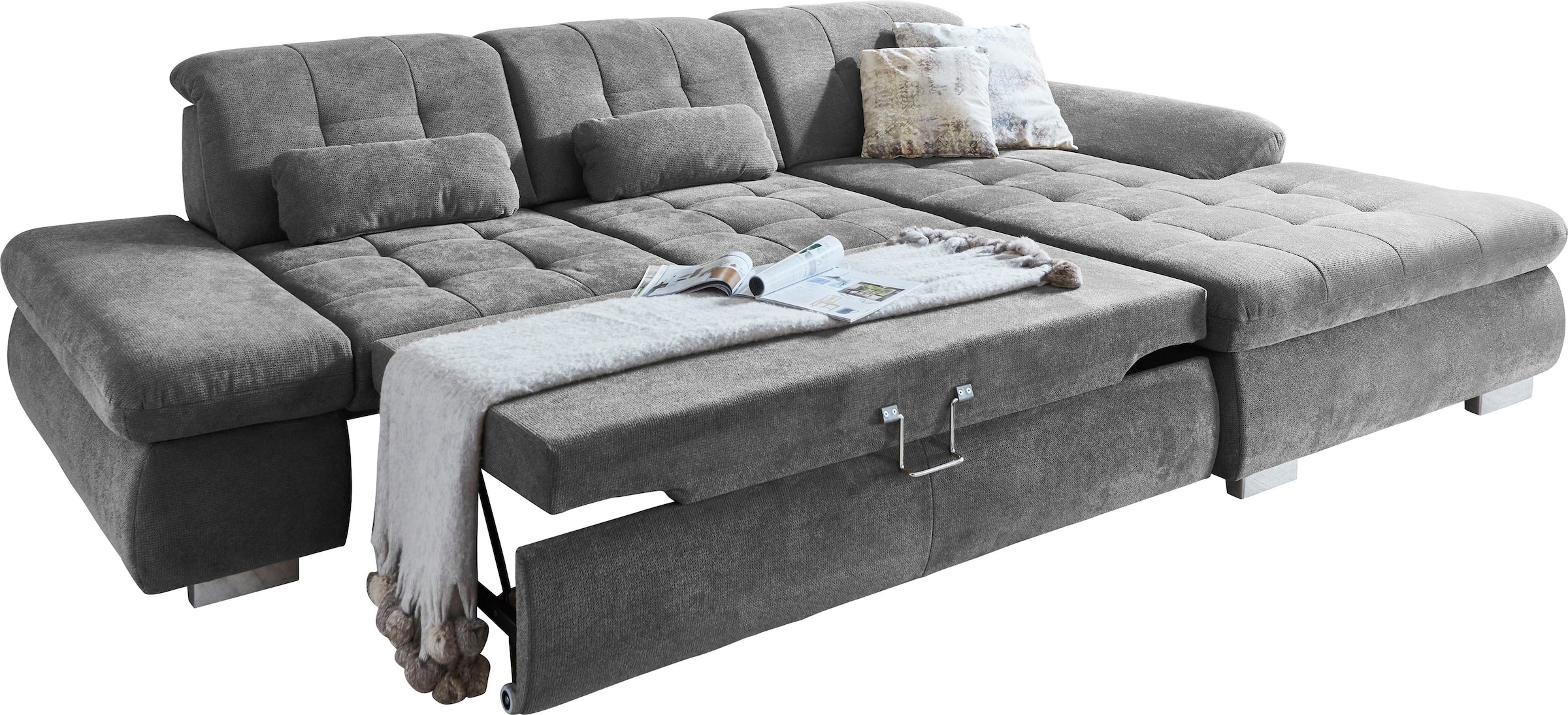 Die PlanBar Ecksofa »MP-IN17004 L-Form«, wahlweise mit Funktion, Federkern