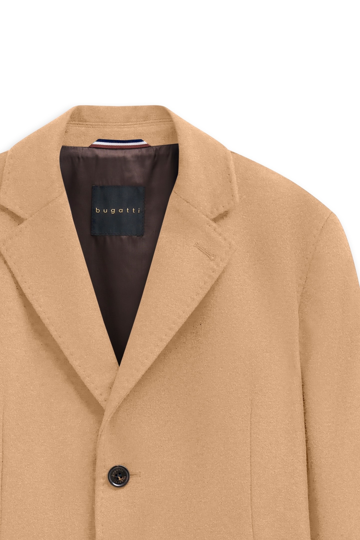 bugatti Kurzmantel »Modern Fit«, aus Kaschmir mit Knopfleiste