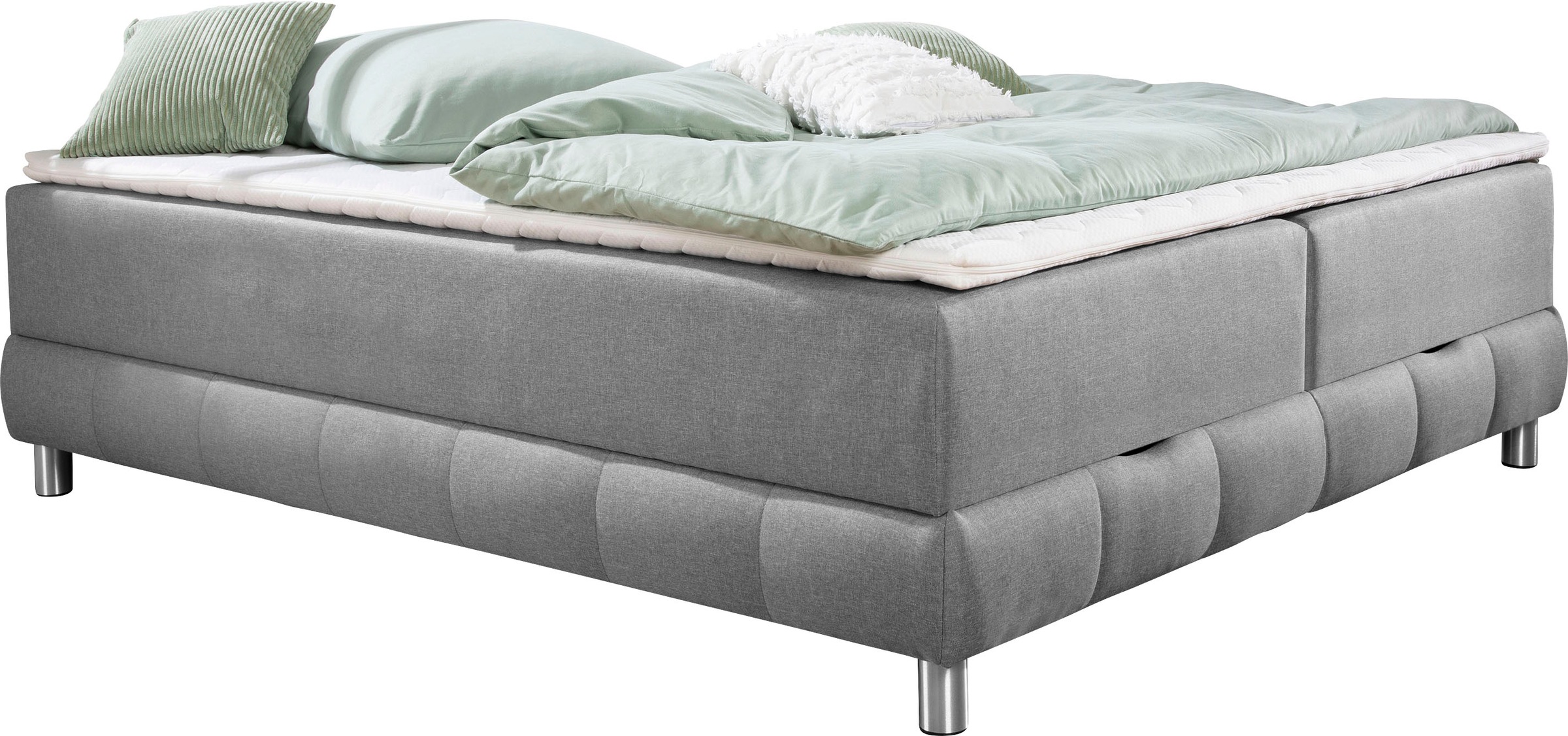 Home affaire Boxspringbett "Vaasa" für Dachschrägen geeignet, inkl. Bettkas günstig online kaufen