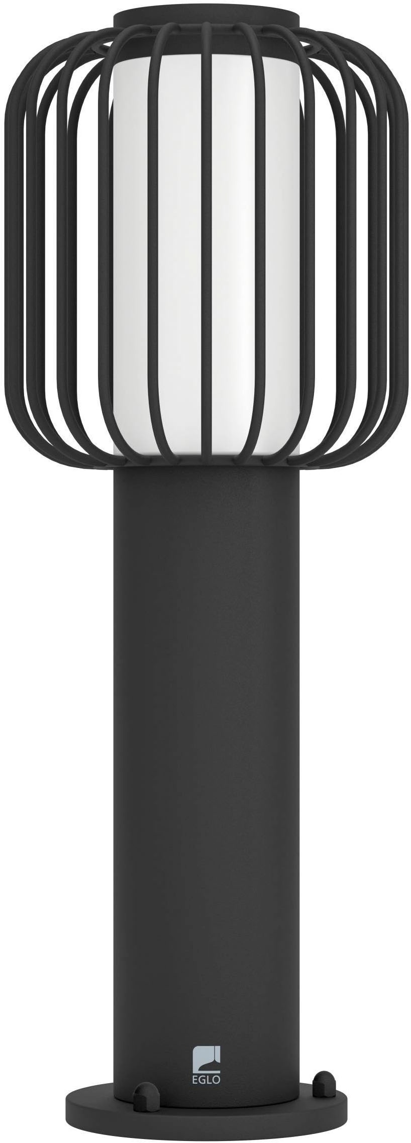 EGLO Sockelleuchte »Ravello Sockellampe, Stahl und Kunststoff, Außenlampe, E27, IP44« E27 1 Stk. Stehleuchte - H45 x Ø16,5 cm - schwarz - 1X28W exkl.