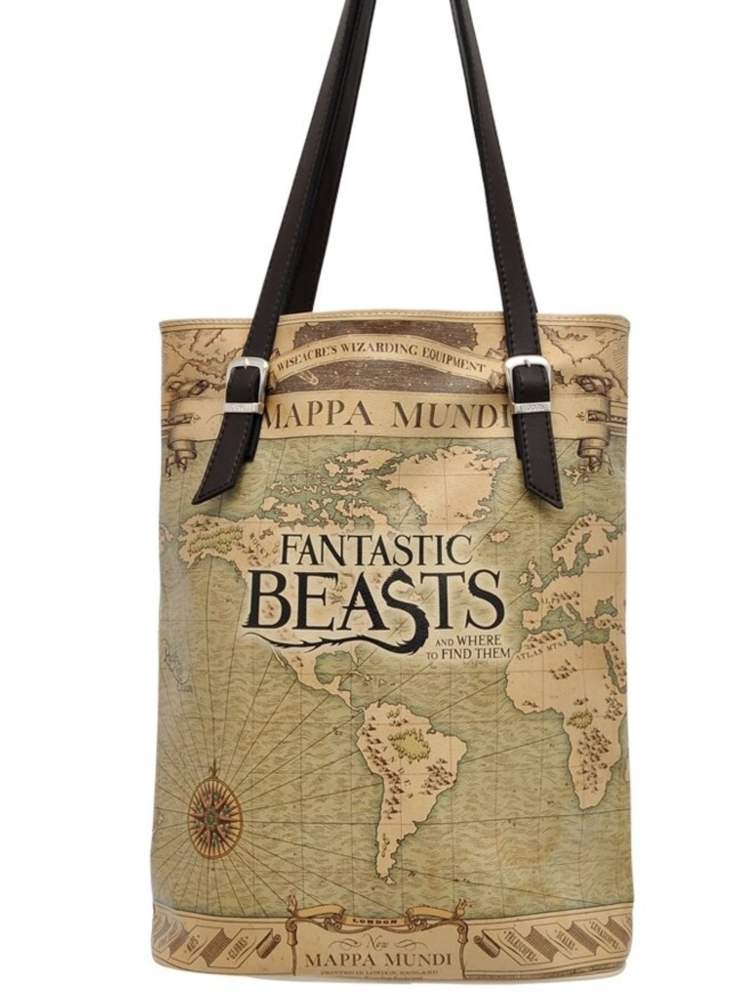 DOGO Umhängetasche "Damen Tall Bag Mappa Mundi Fantastic Beasts Vegan Damen günstig online kaufen