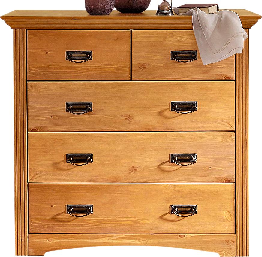 OTTO home Schubkastenkommode "Konrad, Kommode, im Landhausstil, rustikal" Breite 94 cm, aus massiver, FSC-zertifizierter Kiefer