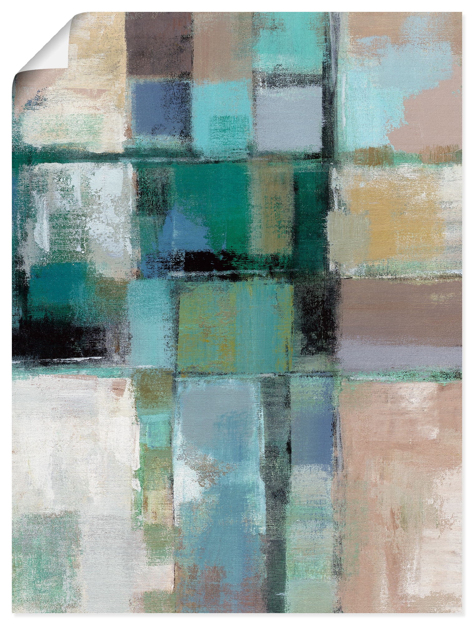 Artland Wandbild »Inselfarben II«, Muster, (1 St.), als Leinwandbild, Poster in verschied. Größen
