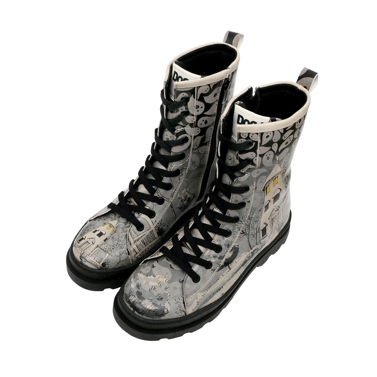 DOGO Stiefelette "Gisele Schnürstiefel Boots Spooky Town Damen Stiefeletten günstig online kaufen