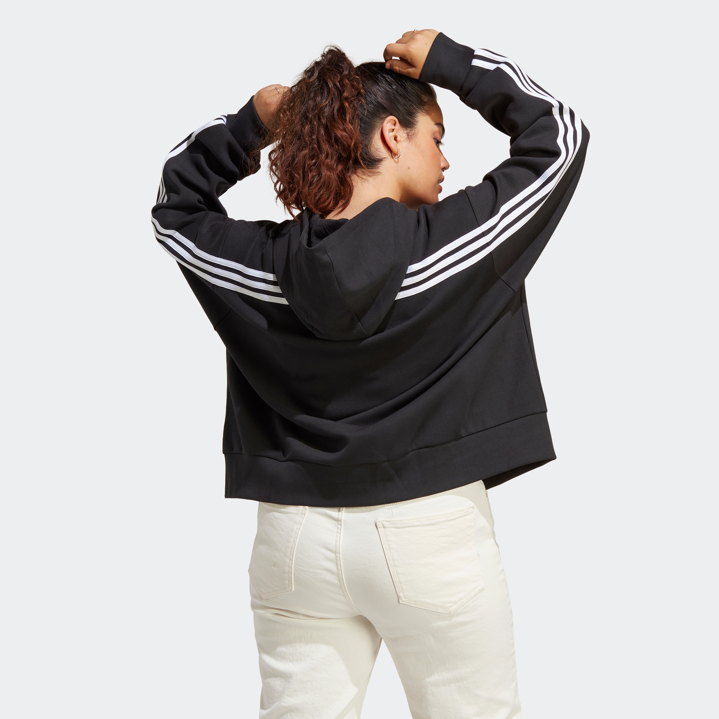 adidas Sportswear Outdoorjacke »FUTURE ICONS 3STREIFEN KAPUZENJACKE«, mit Kapuze