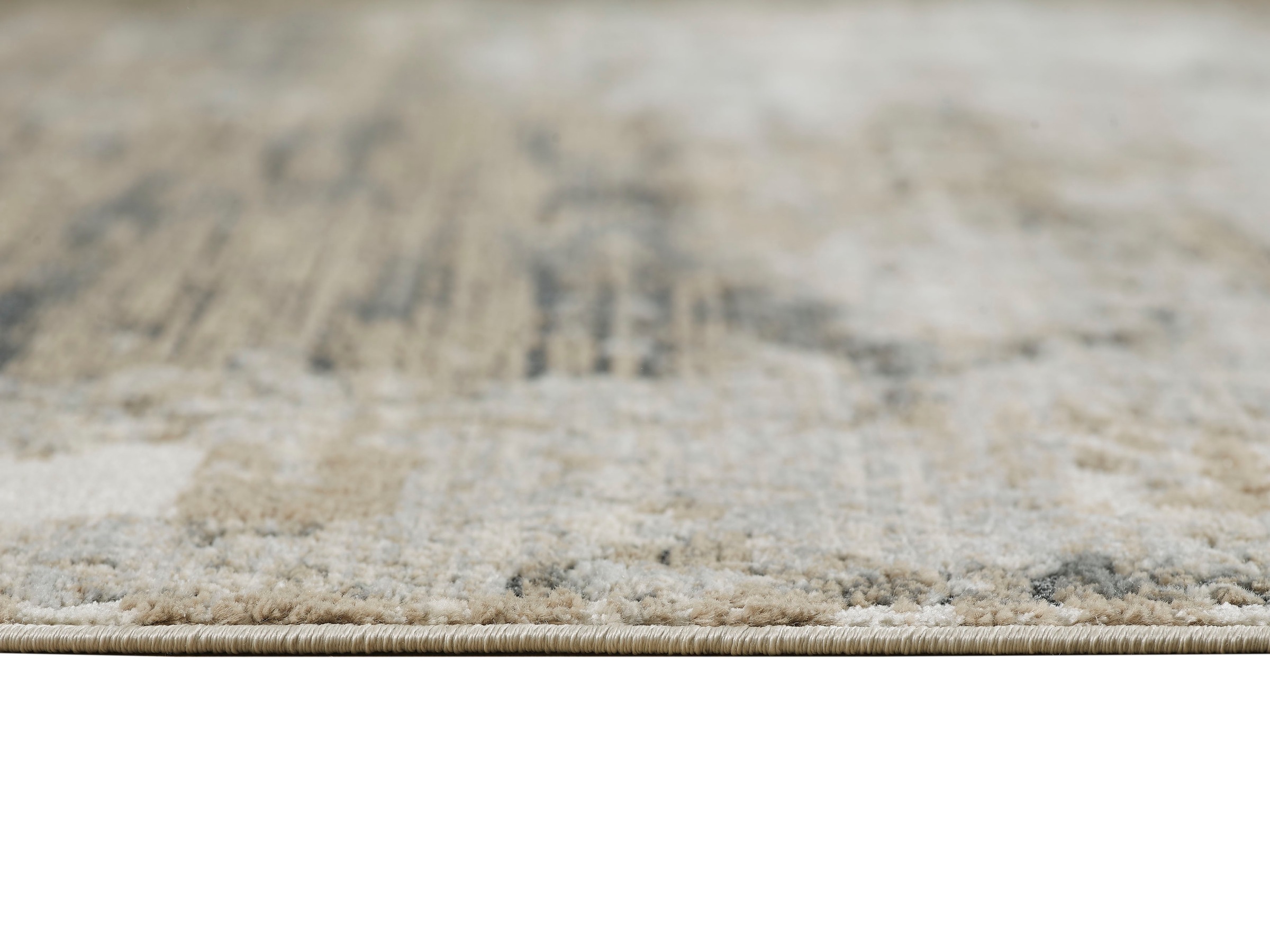 Leonique Teppich »Hamsa«, rechteckig, 9 mm Höhe, Hoch-Tief-Struktur, Schrumpf Carving-Effekt, besonders dichte Qualität, ideale Teppiche für Wohnzimmer, Schlafzimmer, Esszimmer, Ankleidezimmer