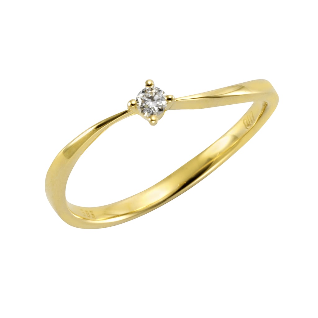Orolino Fingerring »585 Gold Brillant 0,07ct.«