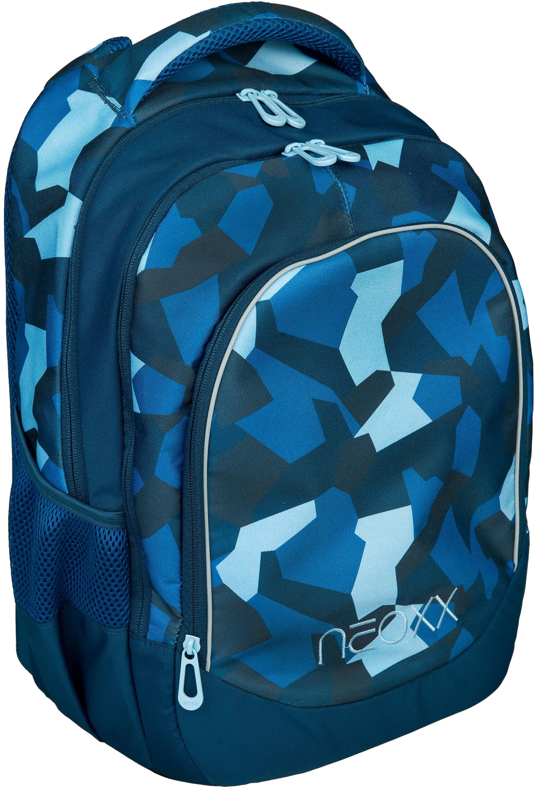 Schulrucksack »Fly, Camo Nation«, Reflektionsnaht, aus recycelten PET-Flaschen