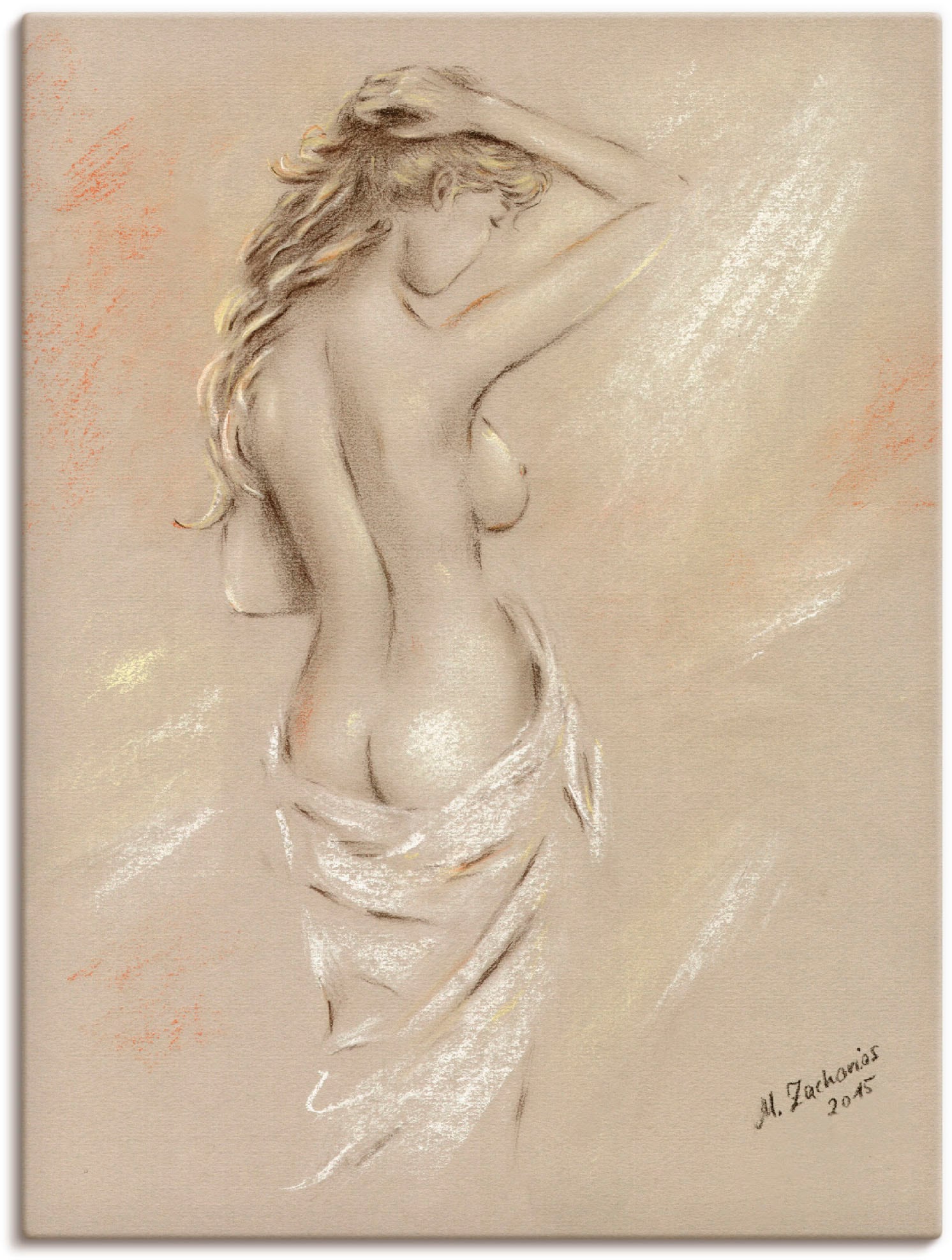 Artland Wandbild "Reizvolle Rundungen - weiblicher Akt" Frau 1 Stk. tlg. al günstig online kaufen