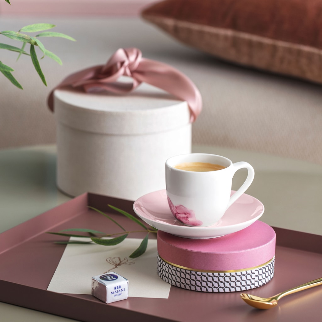 Villeroy & Boch Espressotasse »Espressotassen Rose Garden 70 ml 6er Set bunt«