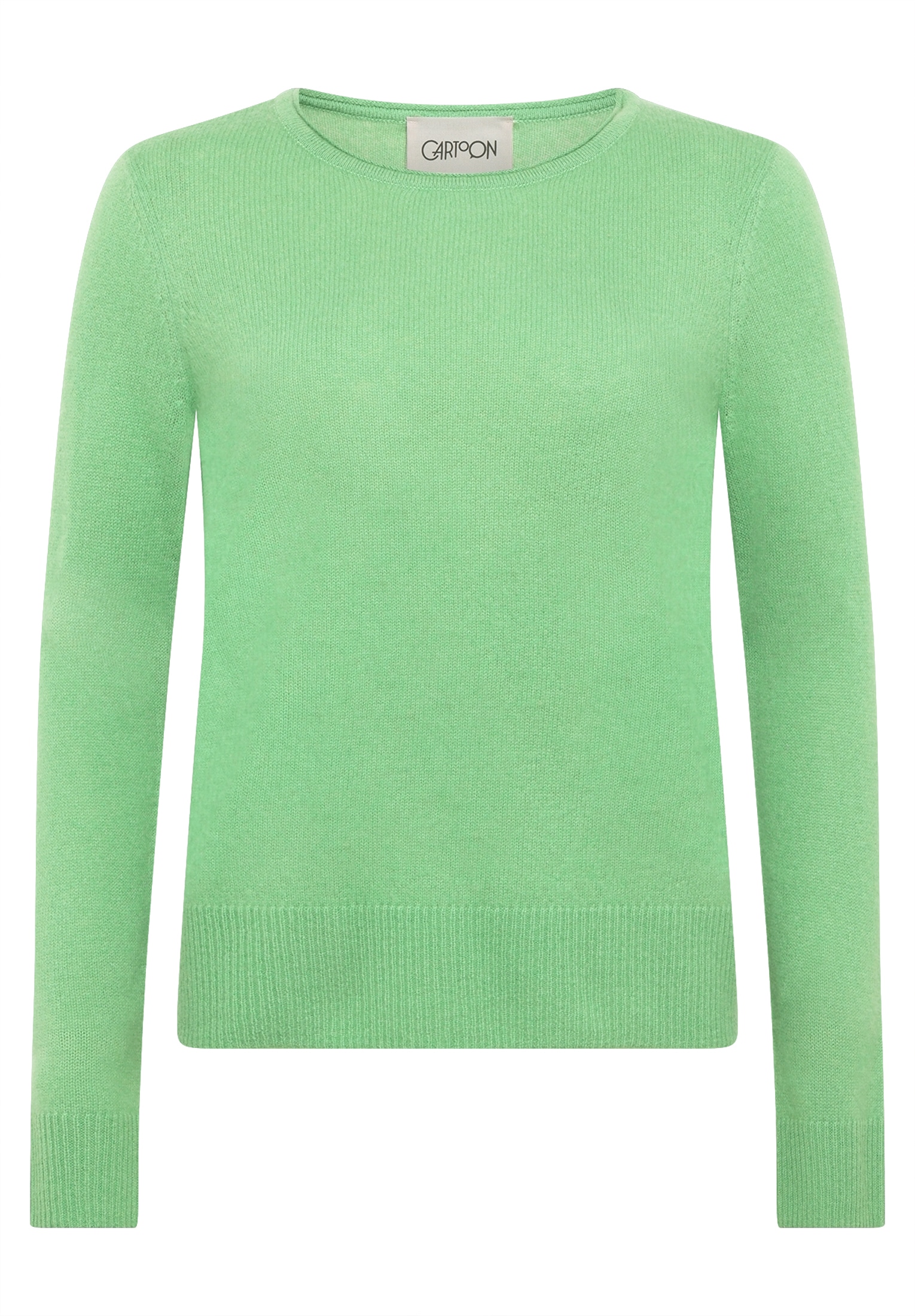 Cartoon Strickpullover »Damen mit Rundhalsausschnitt« 1 tlg.