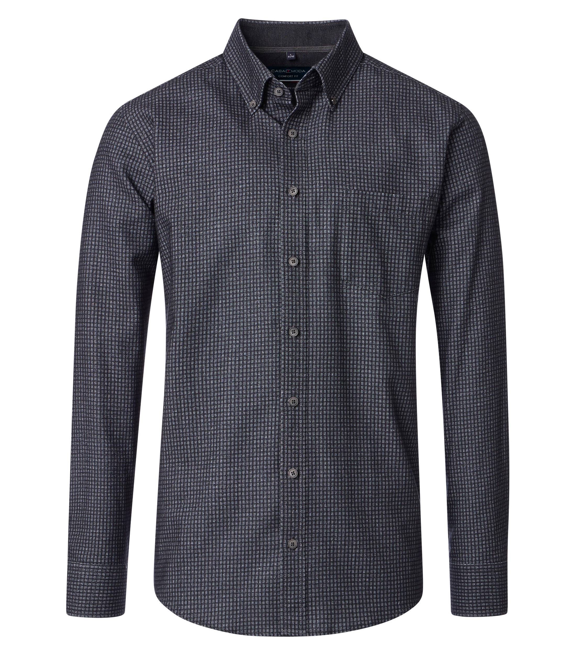 CASAMODA Langarmhemd "CASAMODA Freizeithemd kariert" günstig online kaufen