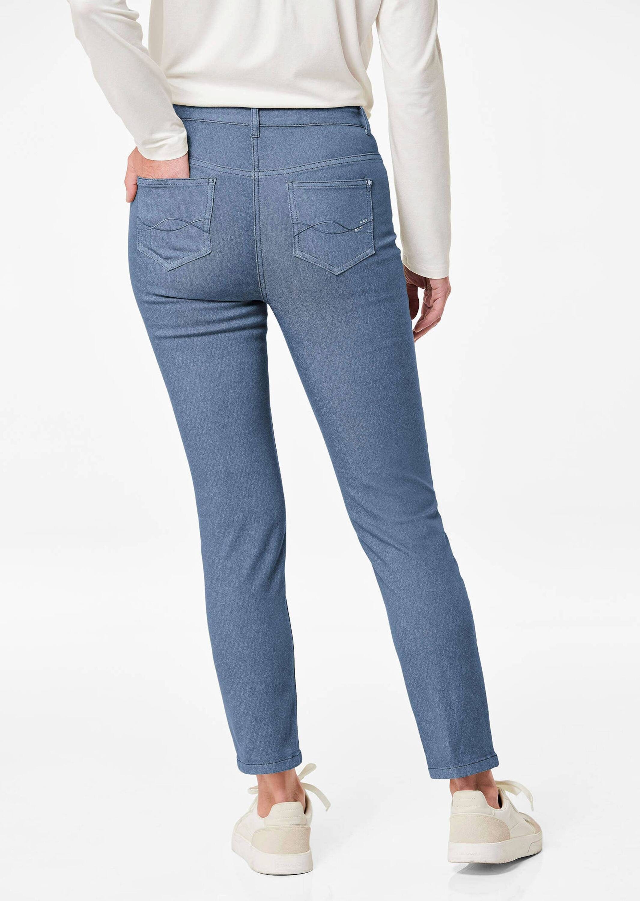 GOLDNER 7/8-Hose »Kurzgröße Schmale Stretchhose BELLA«