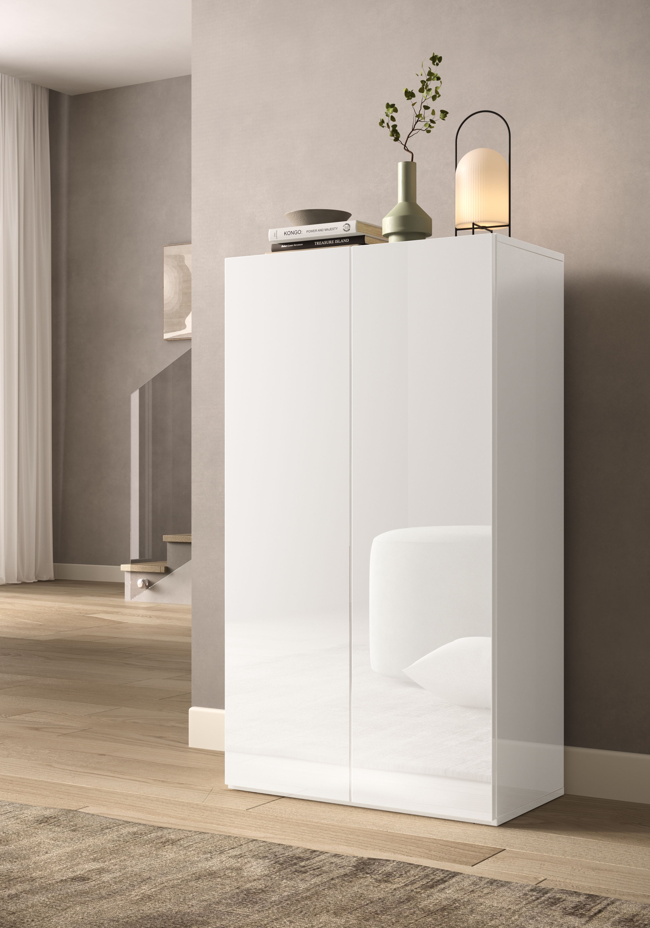 INOSIGN Schuhschrank "SMILE Breite 63 cm, Höhe 114 cm, Schuhregal mit 5 Ebe günstig online kaufen