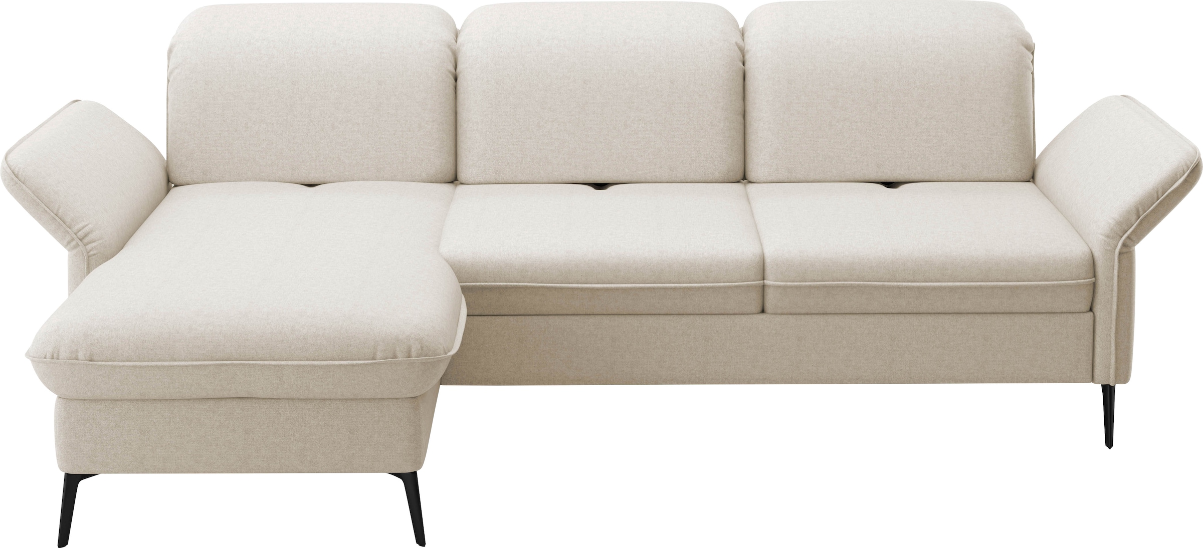 sit&more Ecksofa »Emely, inkl. Sitztiefenverstellung« wahlweise mit Bettfunktion,Bettkasten,Kopf- & Armteilverstellung