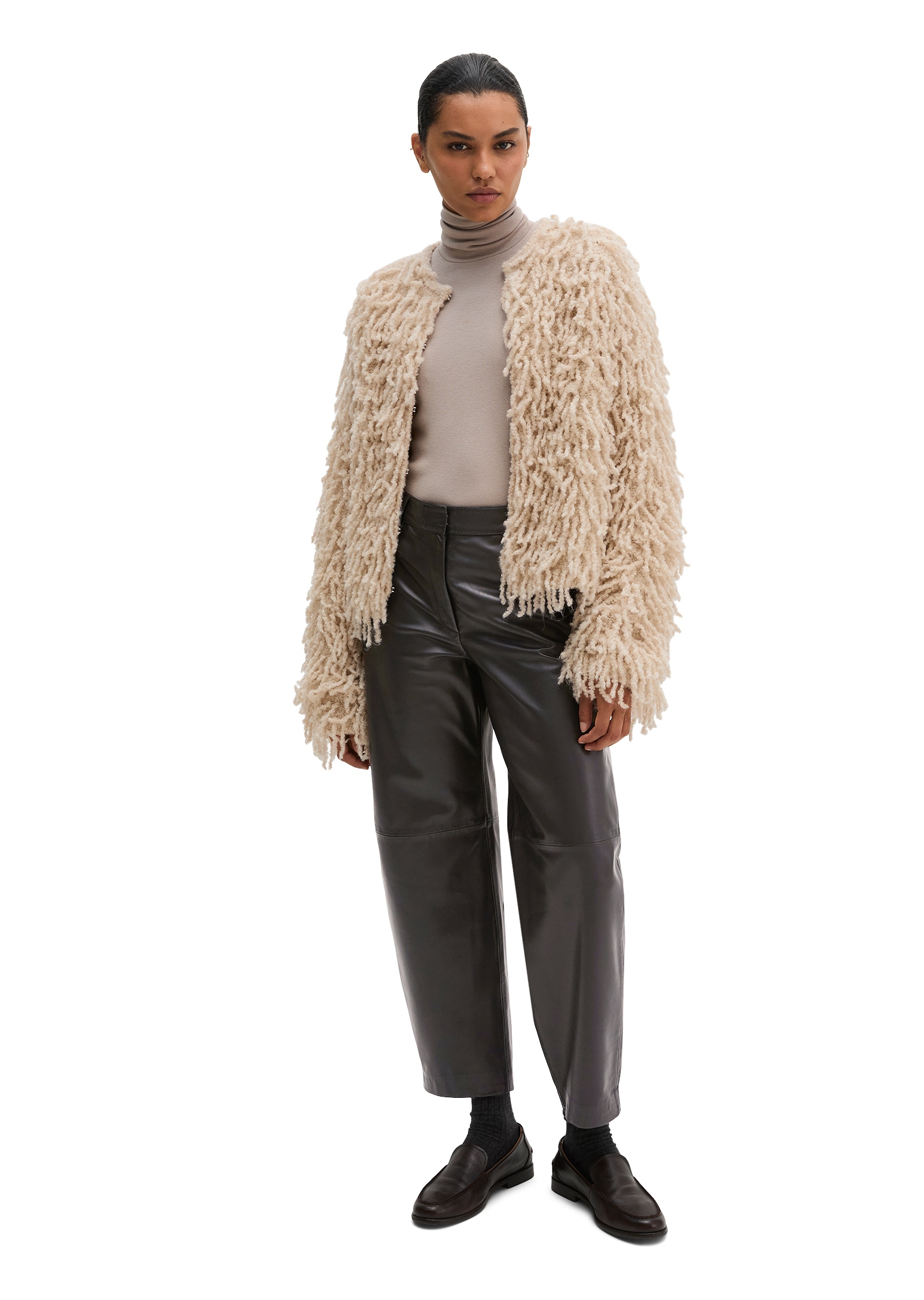 Marc O'Polo Cardigan »aus weichem Bouclé-Garn«