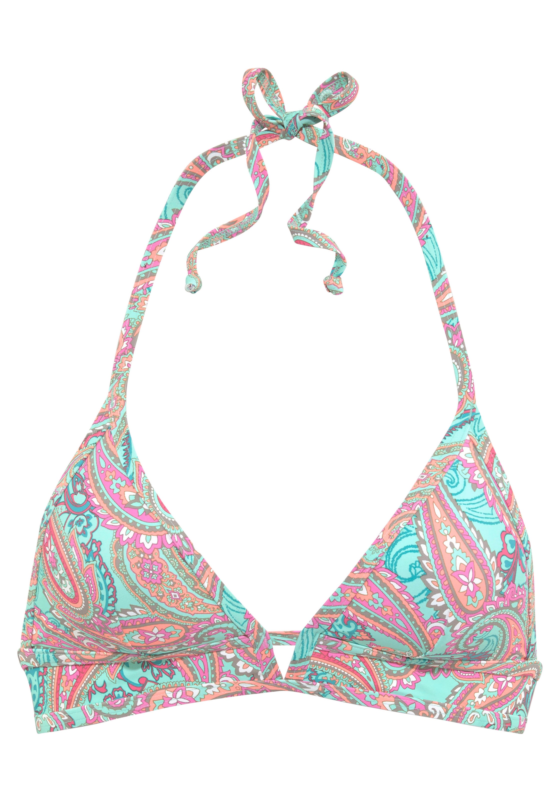 Venice Beach Triangel-Bikini-Top "Paislee" bedruckt, mit herausnehmbaren So günstig online kaufen