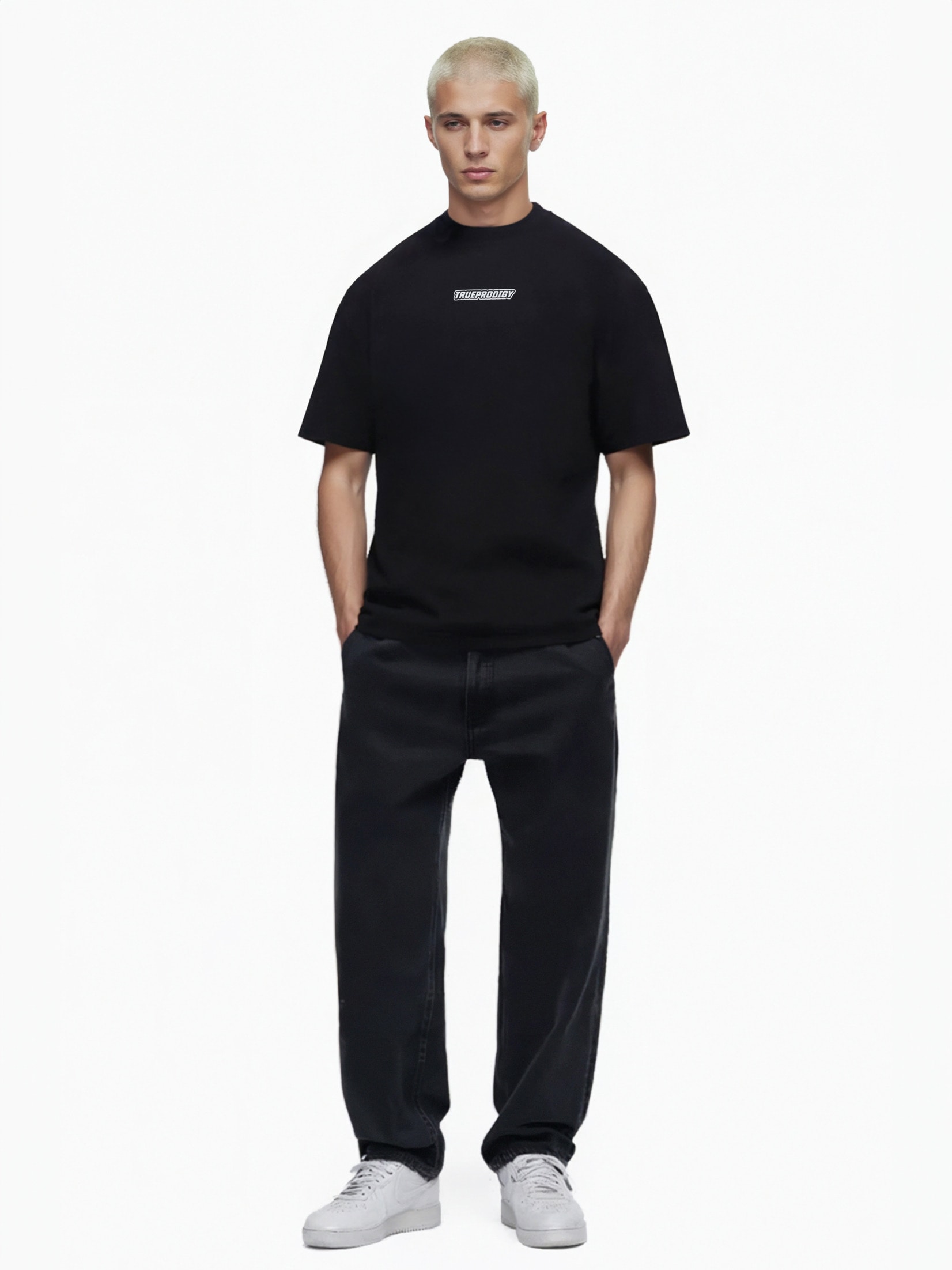 trueprodigy Oversize-Shirt »Eden Logo Print Oversized Rundhals«