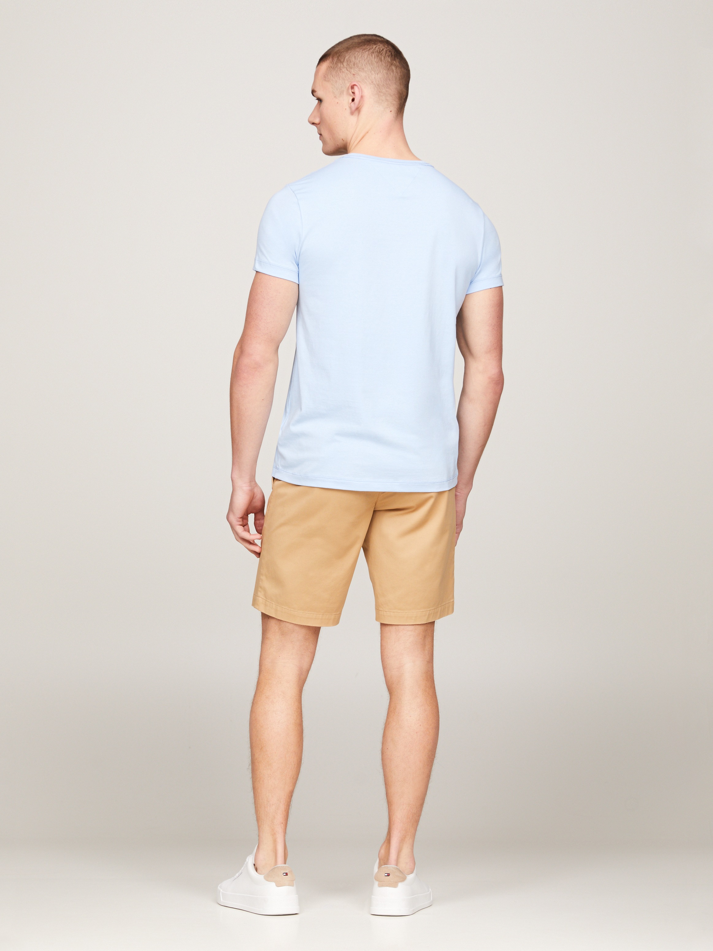 Tommy Hilfiger T-Shirt »STRETCH SLIM FIT TEE«, mit Rundhalsausschnitt