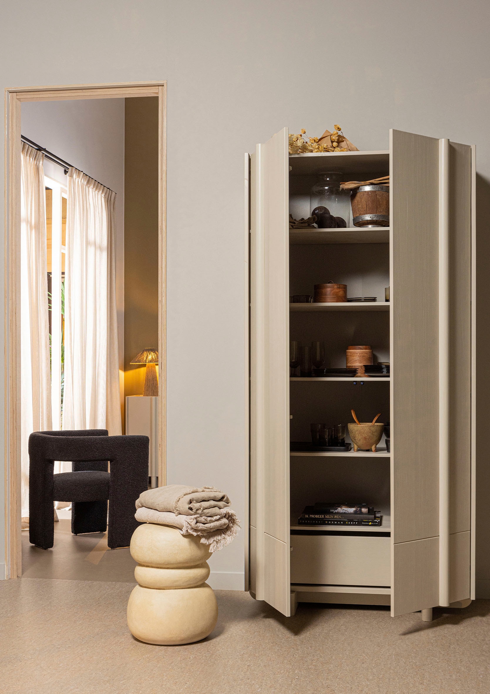 WOOOD Garderobenschrank »Basu«, viel Stauraum 2 Türen, H 210 cm x B 101 cm