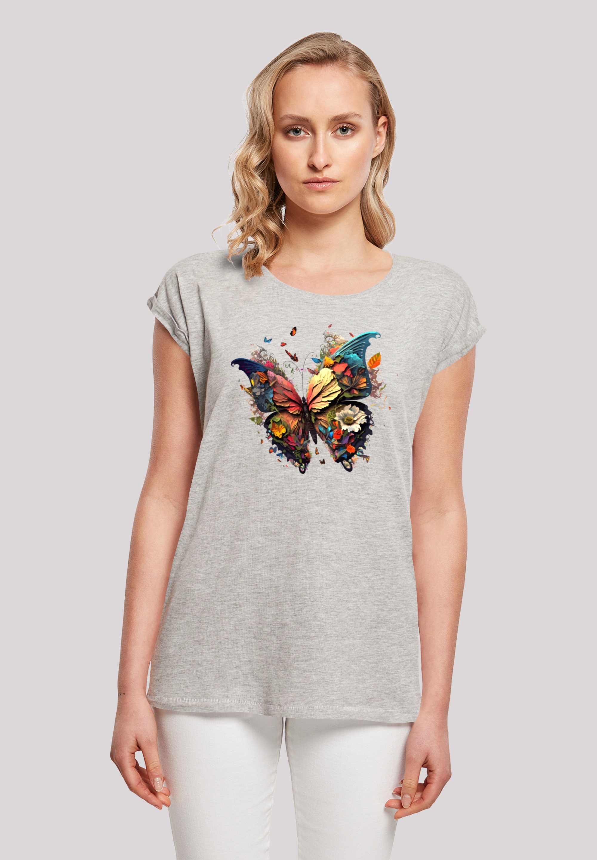 F4NT4STIC T-Shirt BAUR »Schmetterling für | Print Bunt«, bestellen